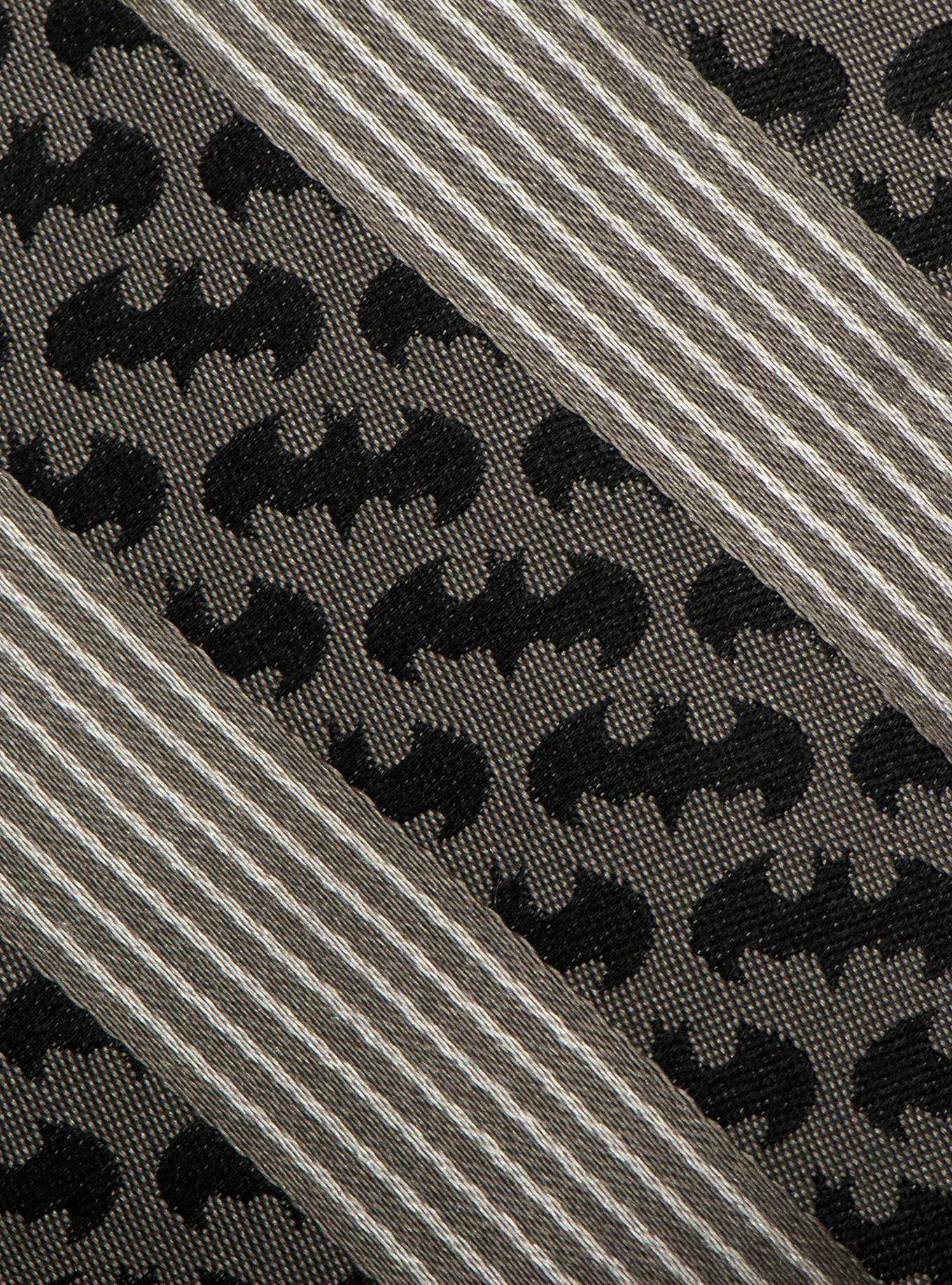 DC Comics Batman Black Pinstripe Tie, , hi-res