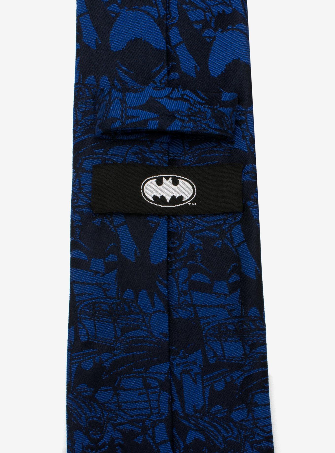 DC Comics Batman Blue Comic Tie, , alternate