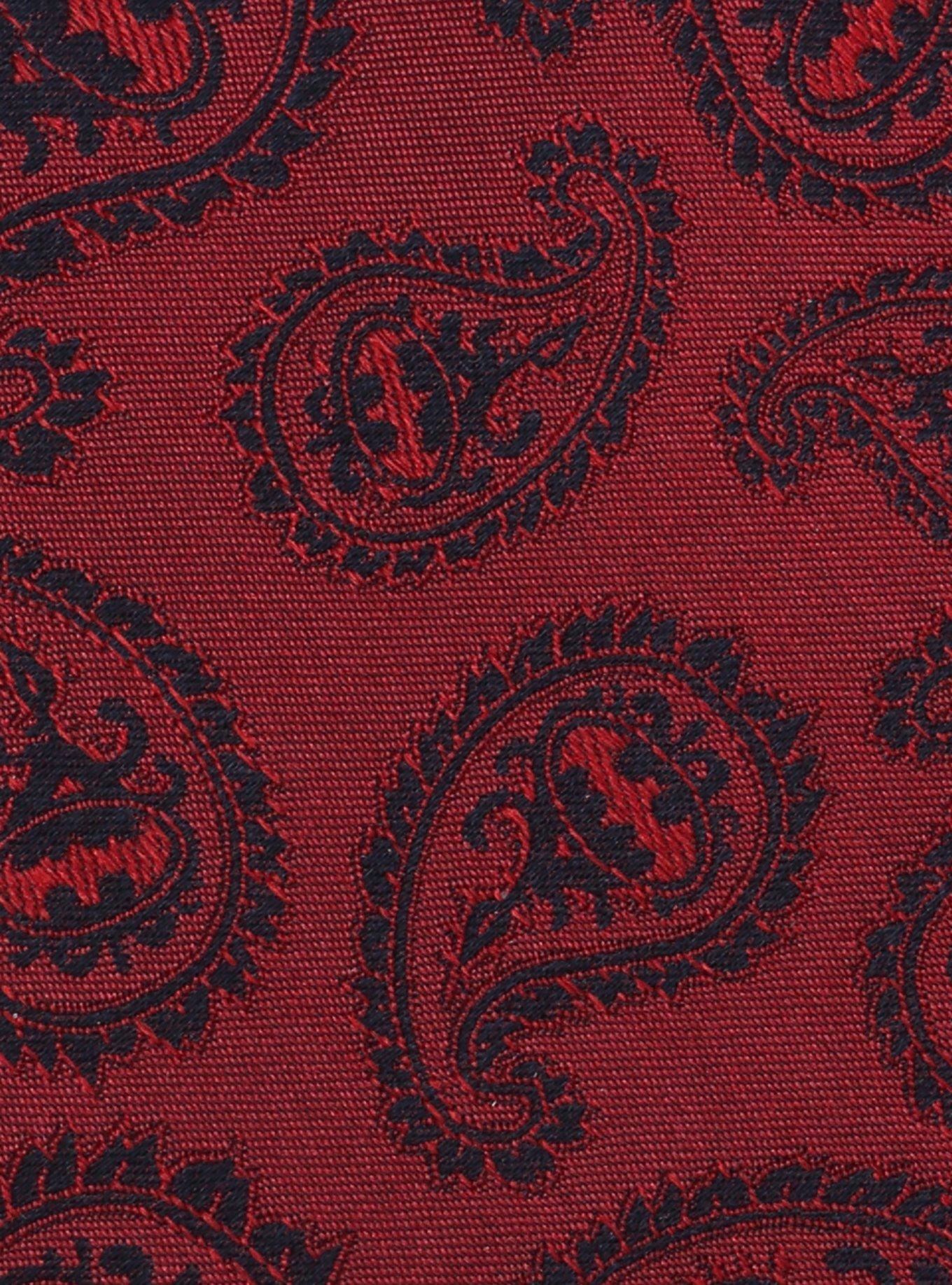 DC Comics Batman Red Paisley Tie, , hi-res