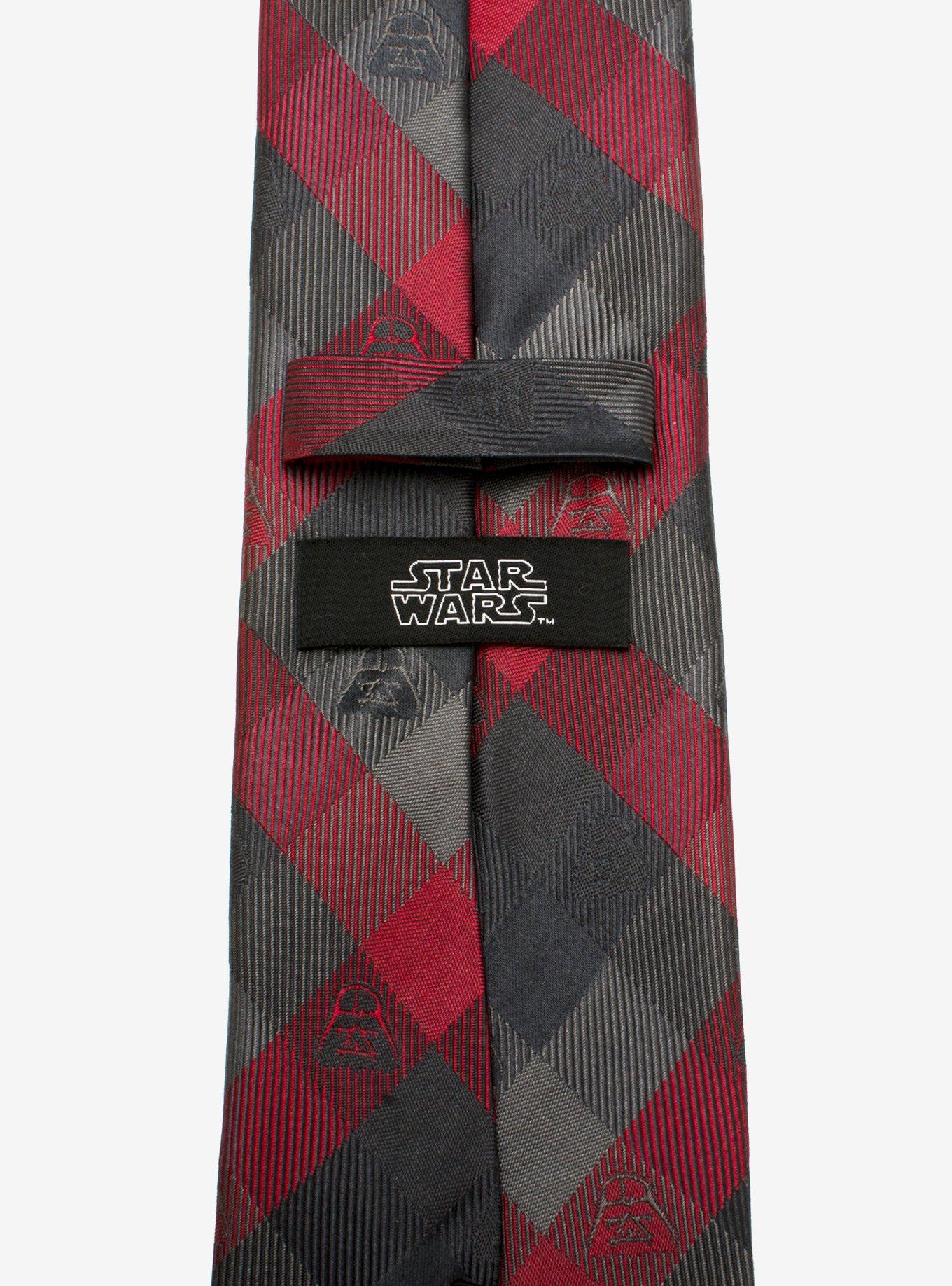 Star Wars Darth Vader Red Plaid Tie, , alternate