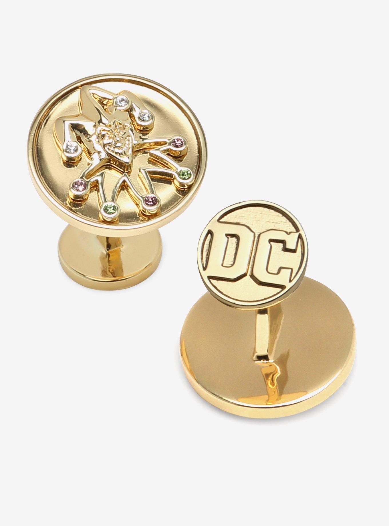 DC Comics Joker Gold Cufflinks, , hi-res