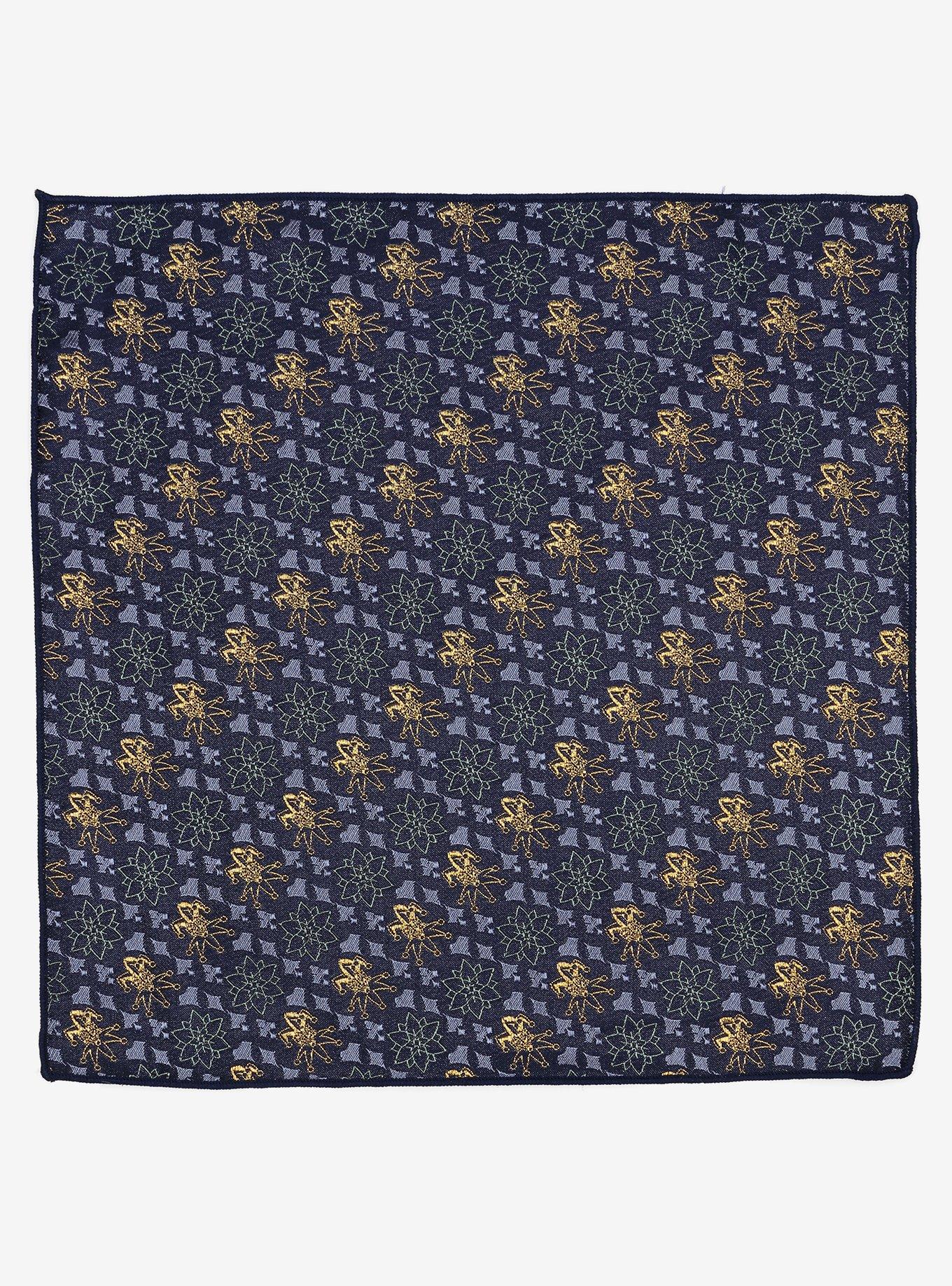 DC Comics Joker Metallic Print Pocket Square, , alternate