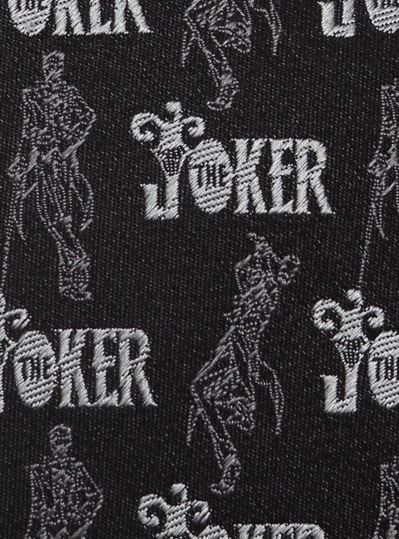 DC Comics Joker Pose Black Tie, , alternate