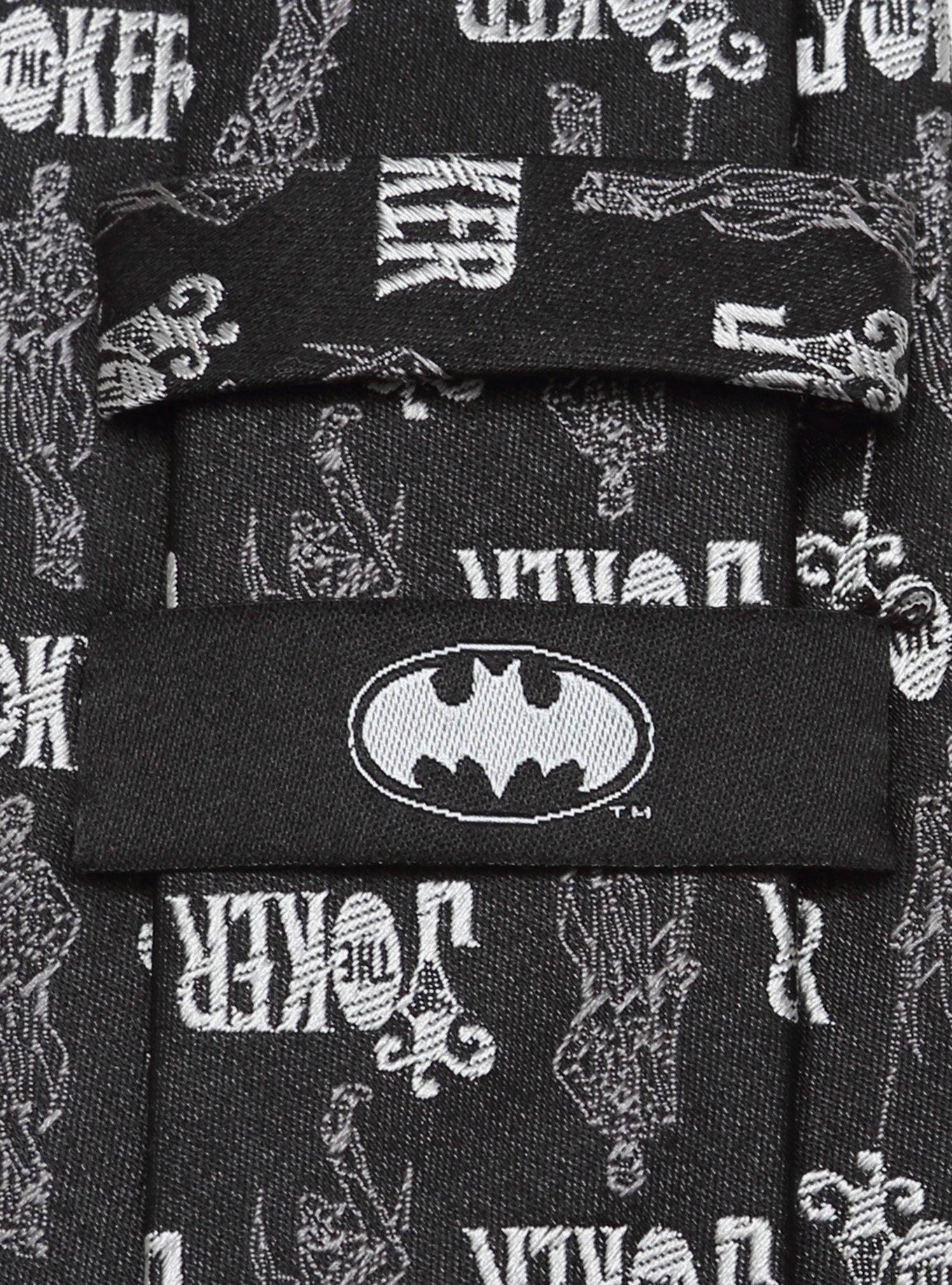 DC Comics Joker Pose Black Tie, , alternate