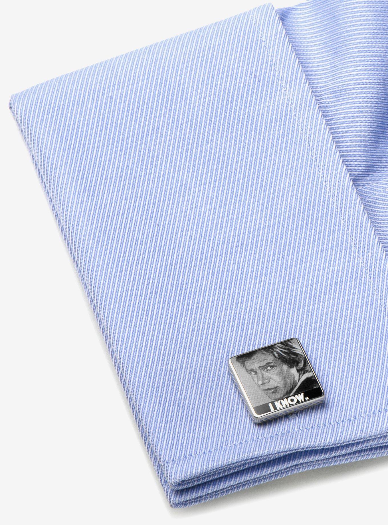 Star Wars I Love You I Know Cufflinks, , alternate