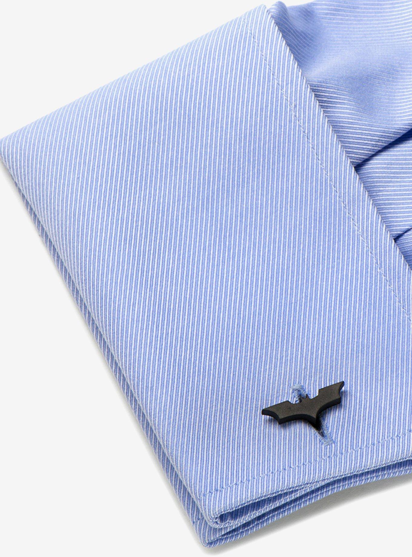Dark Knight Satin Black Cufflinks, , alternate