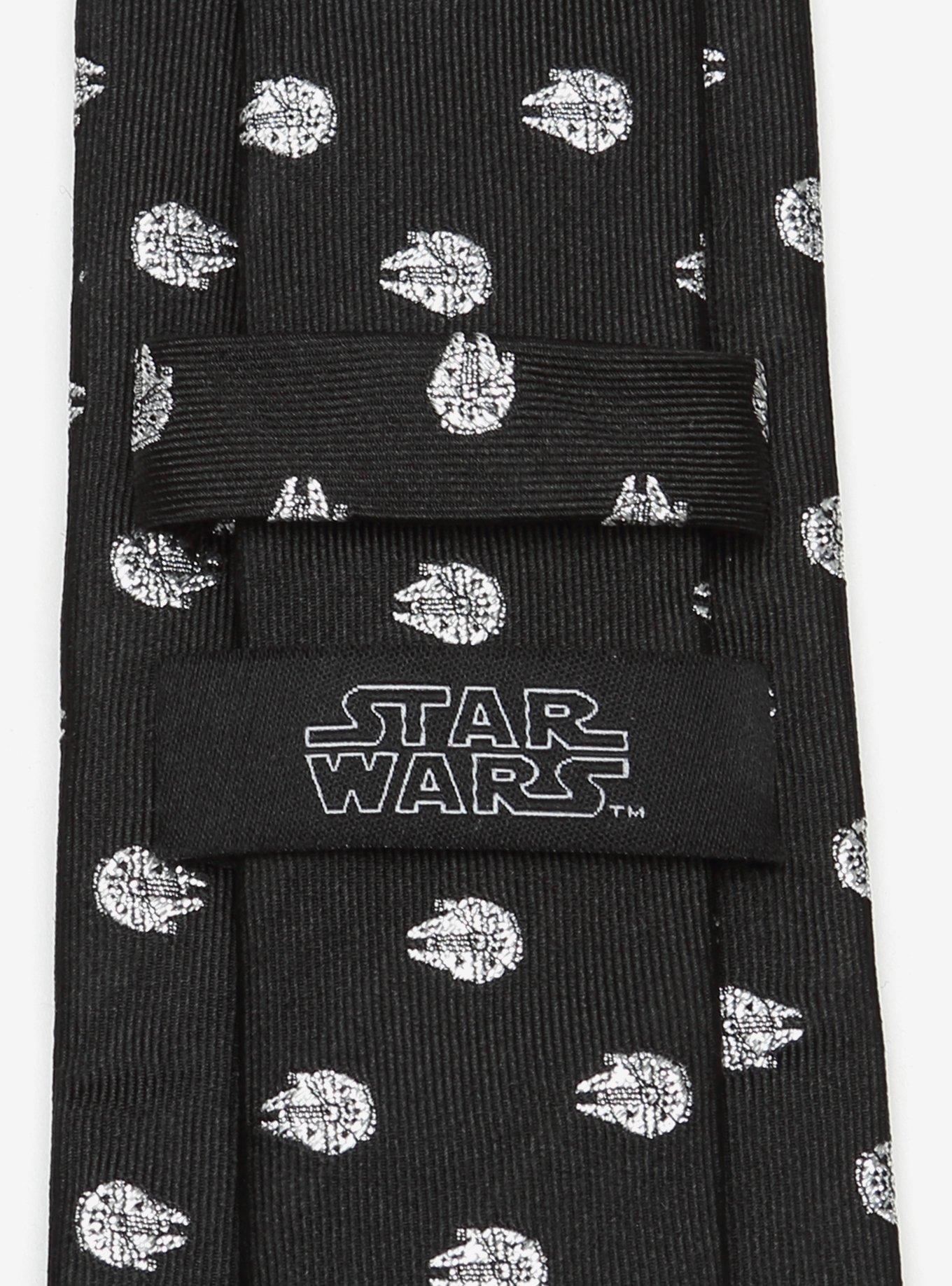 Star Wars Millennium Falcon Metallic Silver Tie, , alternate