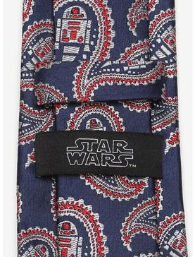 Star Wars R2D2 Blue and Red Paisley Tie, , hi-res