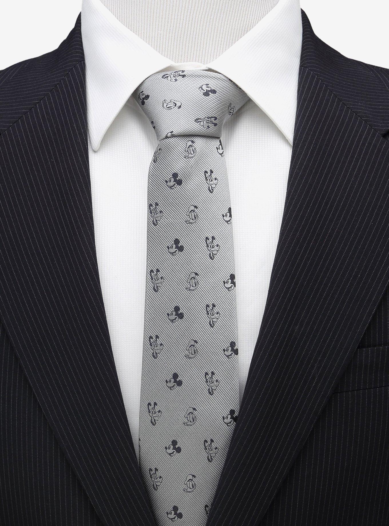 Disney Mickey and Friends Gray Tie