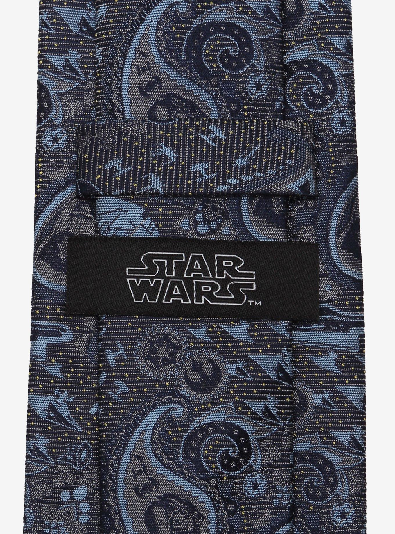 Star Wars Vader Paisley Blue and Gray Tie, , alternate