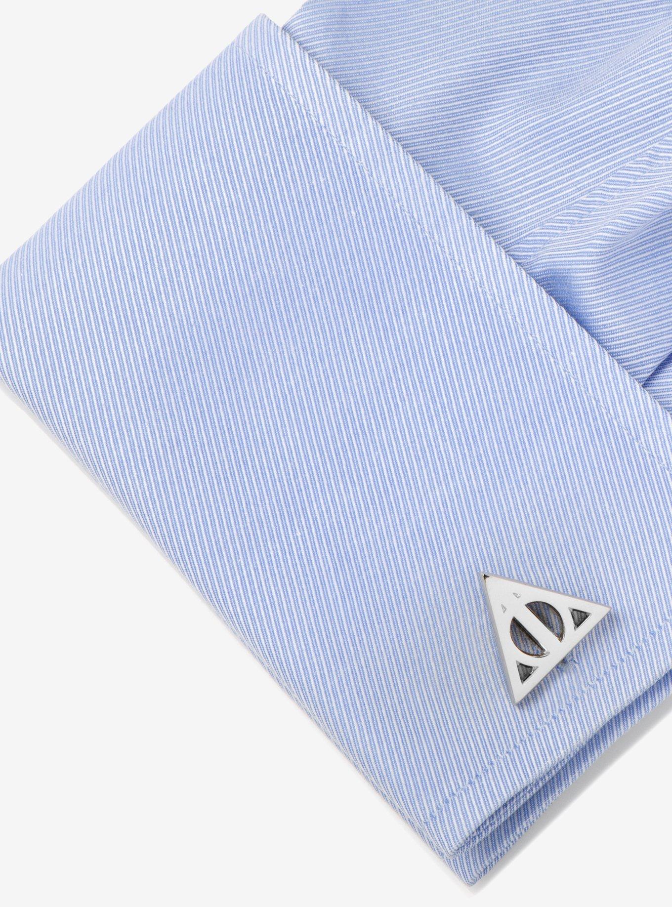 Harry Potter Deathly Hallows Silver Cufflinks, , alternate