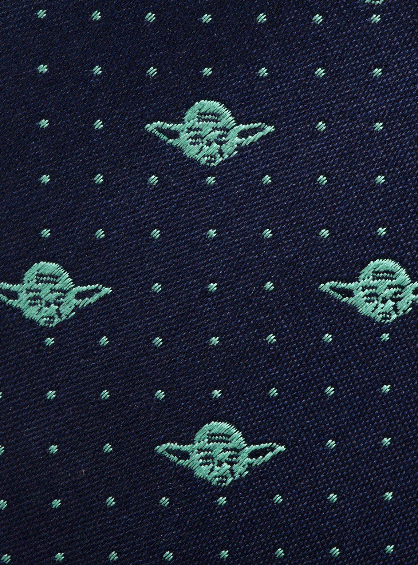 Star Wars Yoda Dot Navy Tie, , hi-res