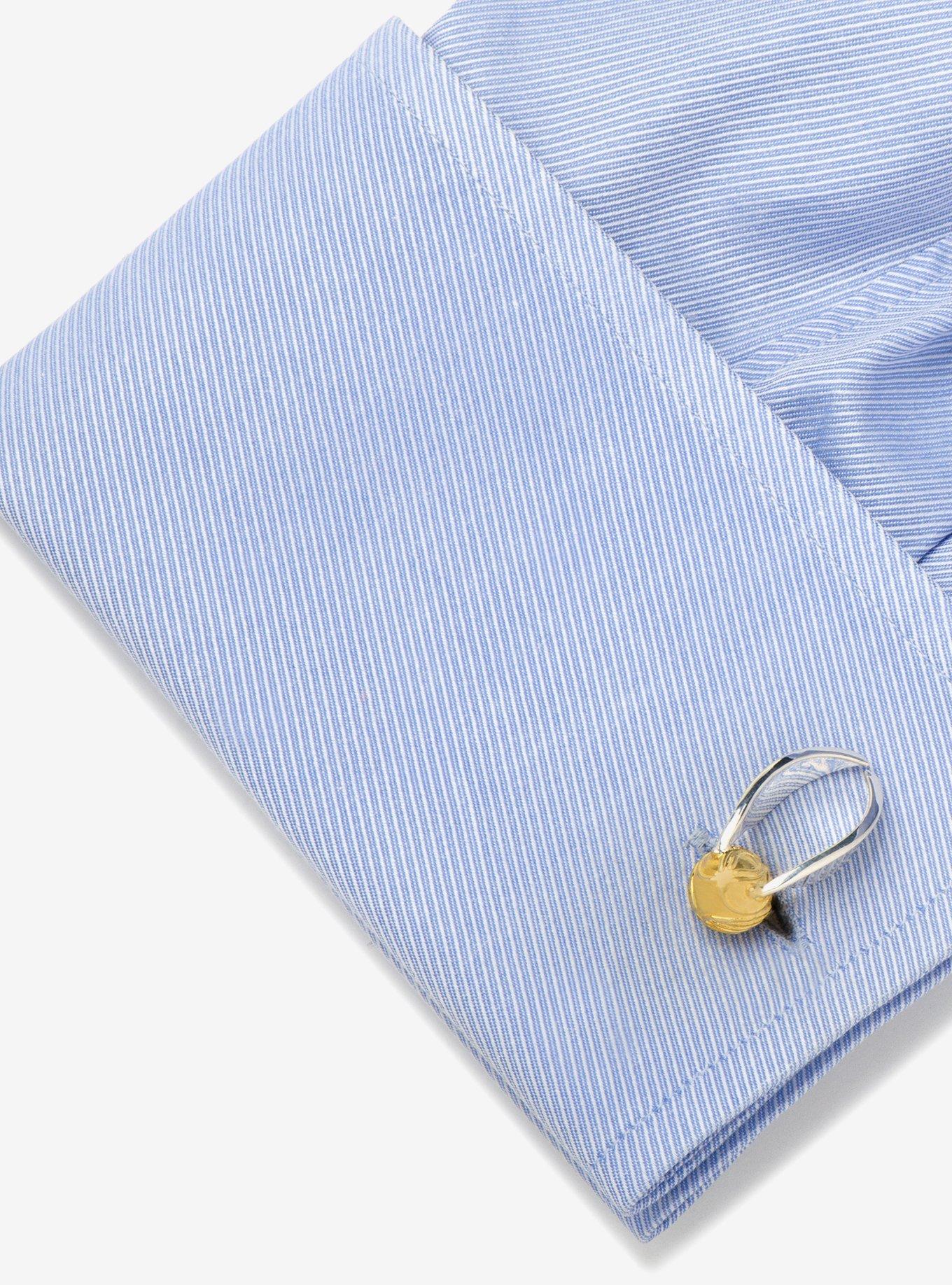 Harry Potter Golden Snitch 3D Cufflinks
