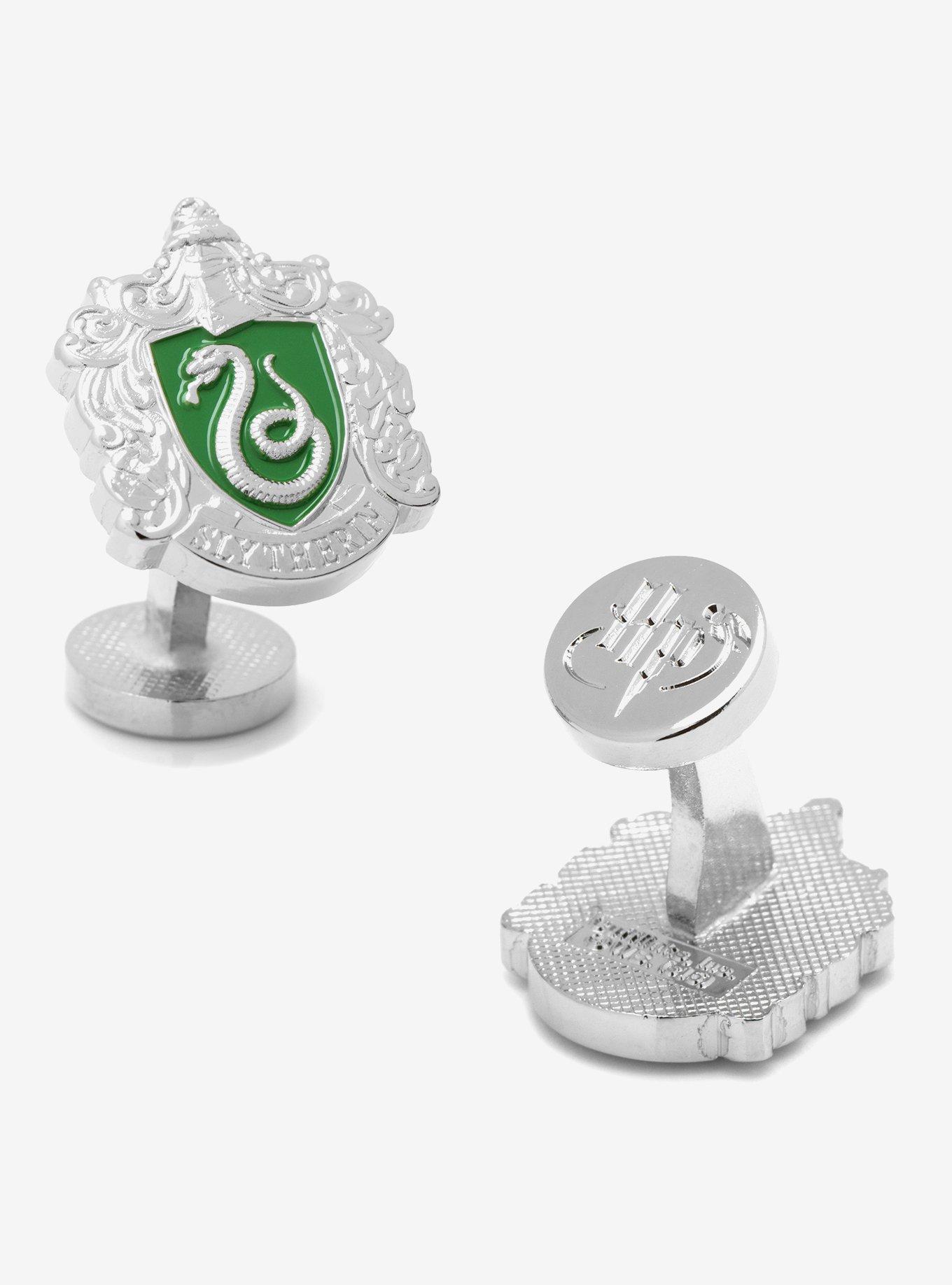 Harry Potter Slytherin Crest Cufflinks, , alternate