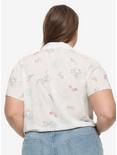Her Universe Disney The Aristocats Marie Tie-Front Woven Button-Up Plus Size, MULTI, alternate