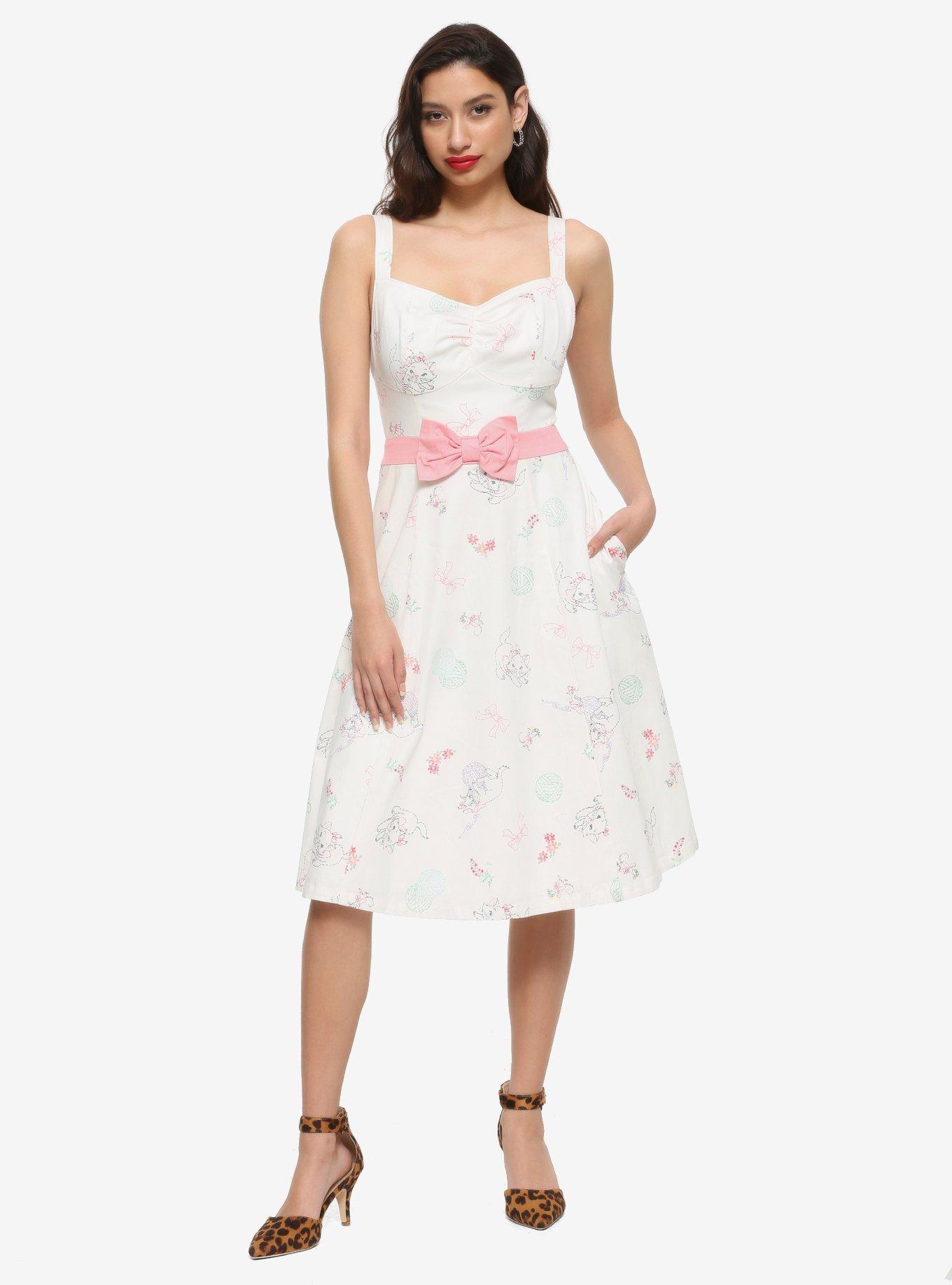 Her Universe Disney The Aristocats Marie Retro Dress, MULTI, alternate