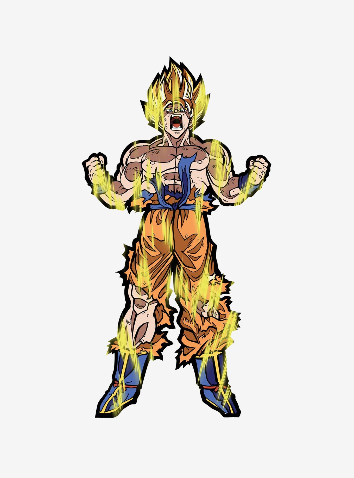 FiGPiN XL Dragon Ball Z Super Saiyan Goku Enamel Pin, , alternate