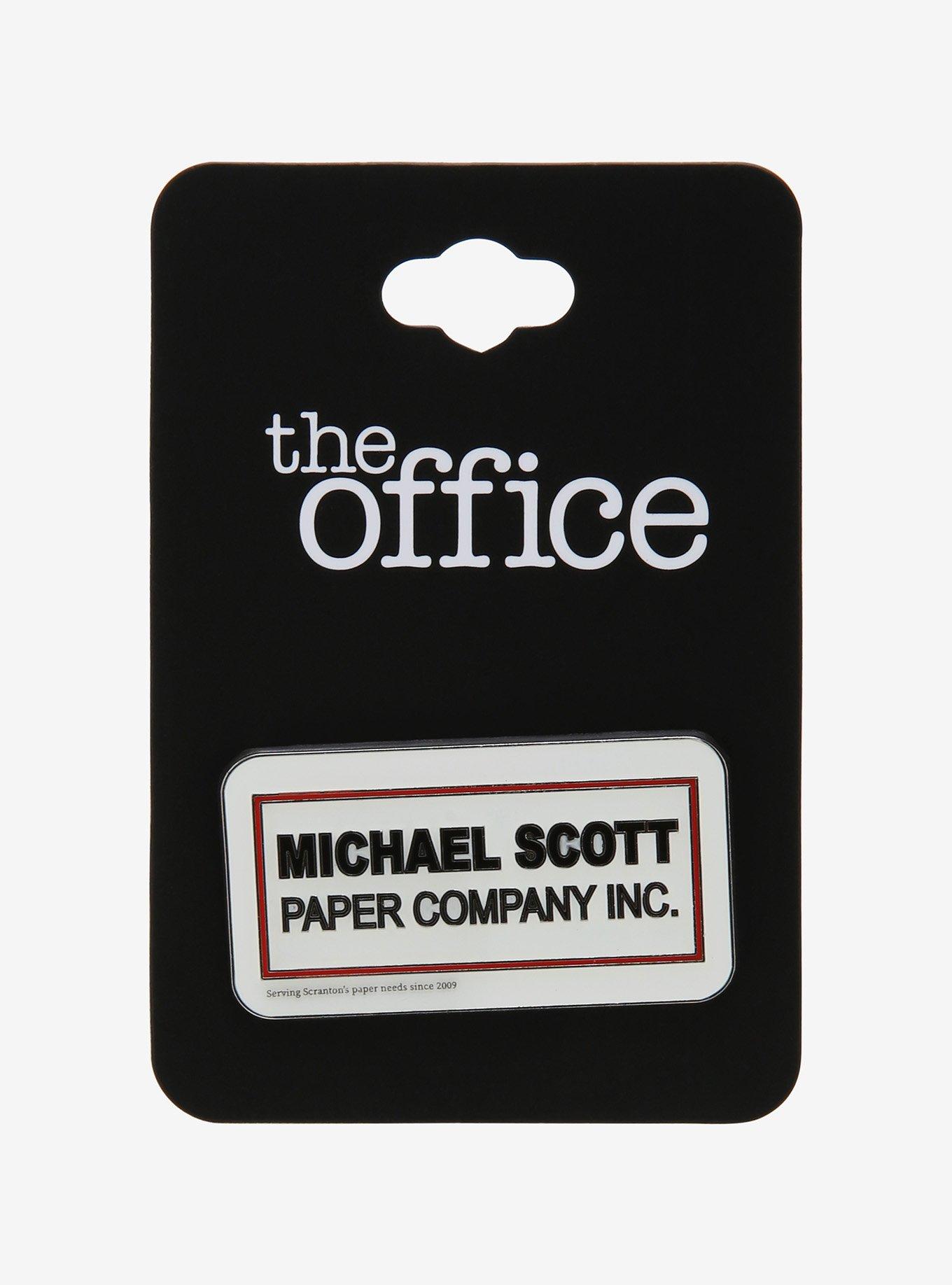 The Office Michael Scott Paper Company Inc. Enamel Pin - BoxLunch Exclusive, , alternate