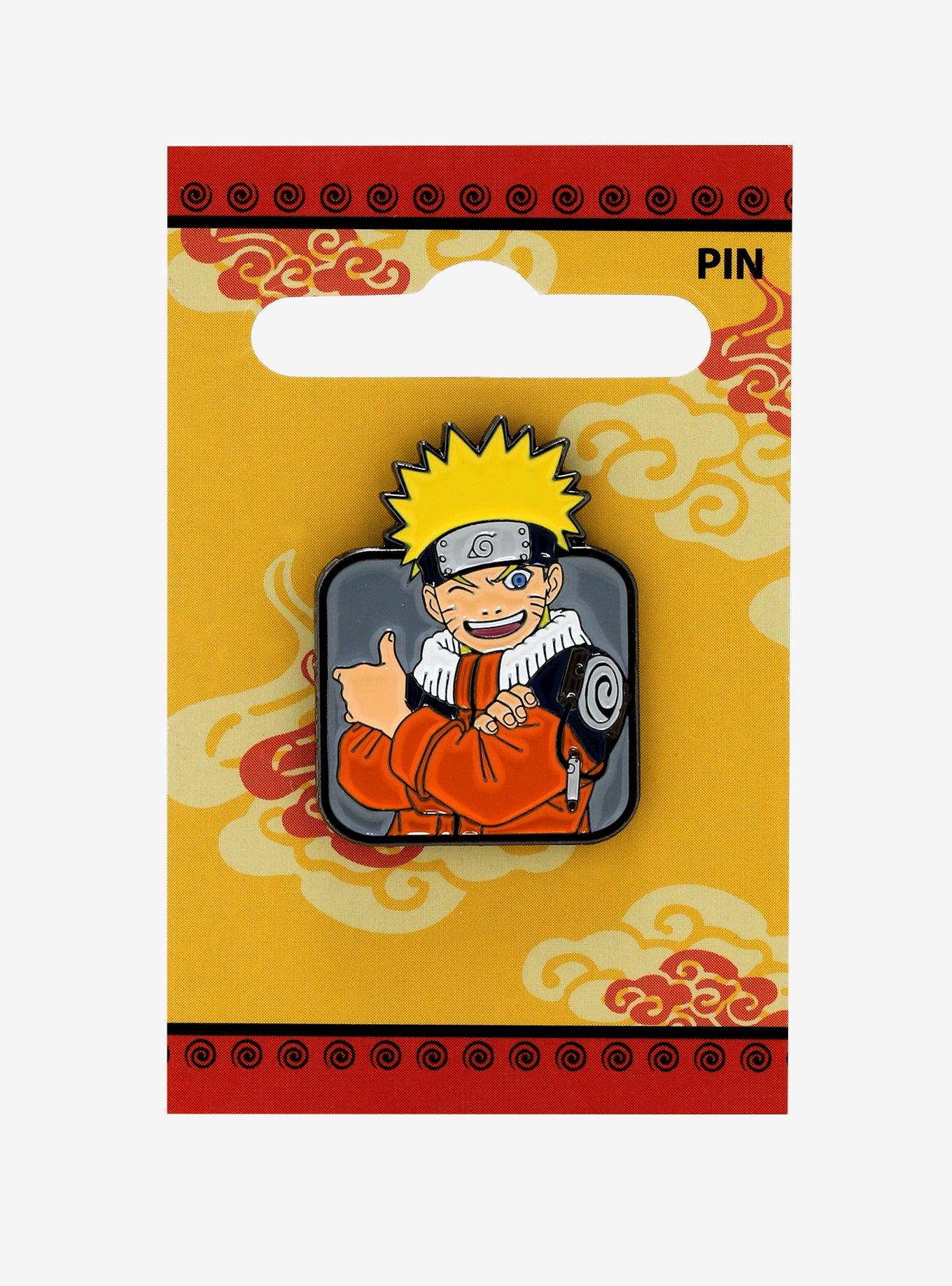 Naruto Shippuden Thumbs Up Enamel Pin - BoxLunch Exclusive, , alternate