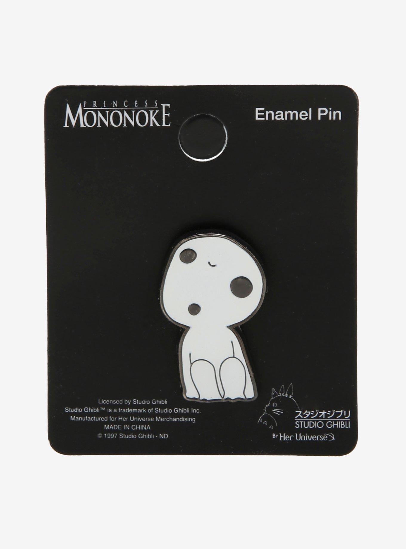 Our Universe Studio Ghibli Princess Mononoke Kodama Glow-in-the-Dark Enamel Pin - BoxLunch Exclusive, , alternate