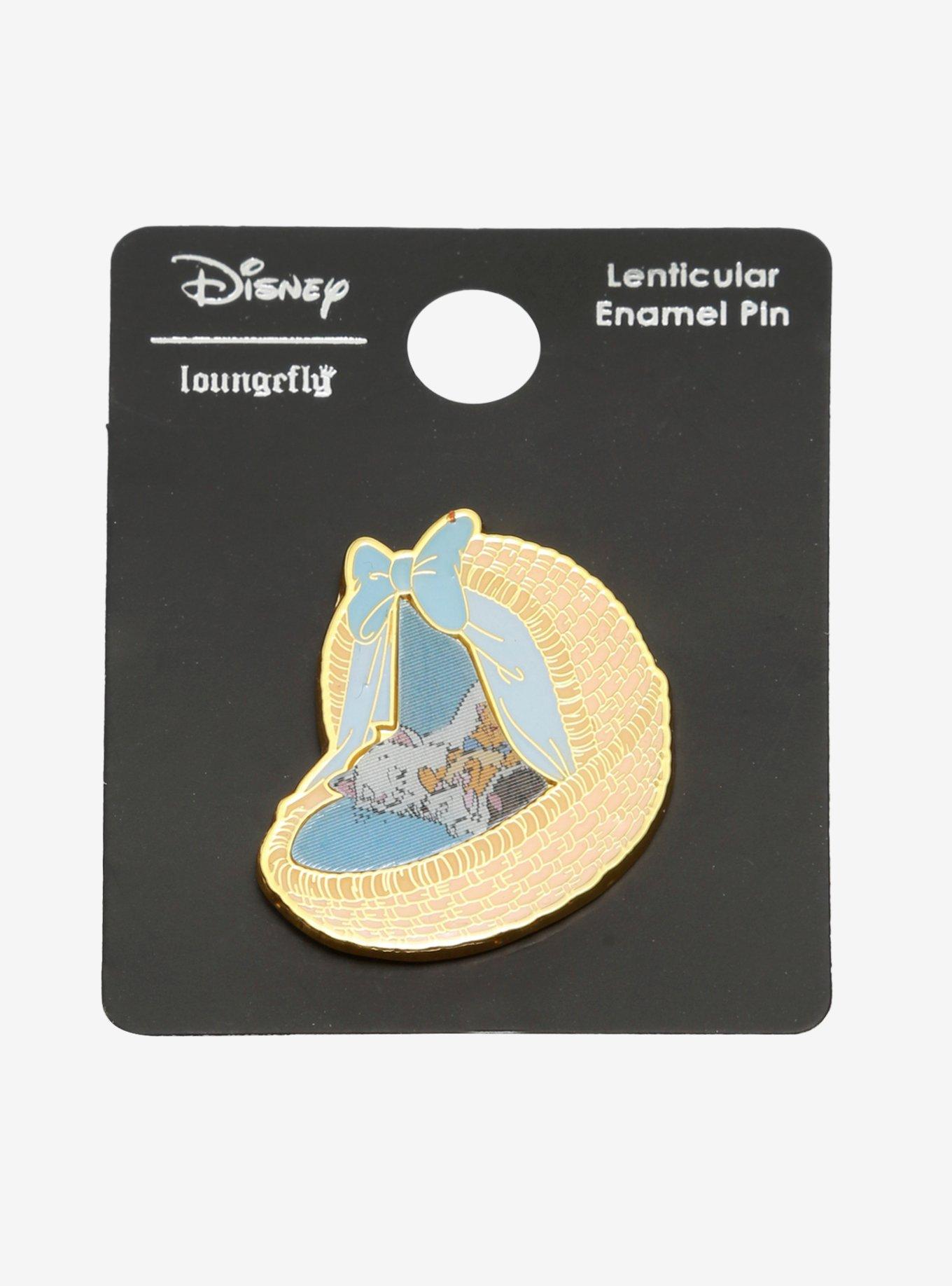 Loungefly Disney The Aristocats Duchess Kids Catnap Lenticular Enamel Pin - BoxLunch Exclusive, , alternate