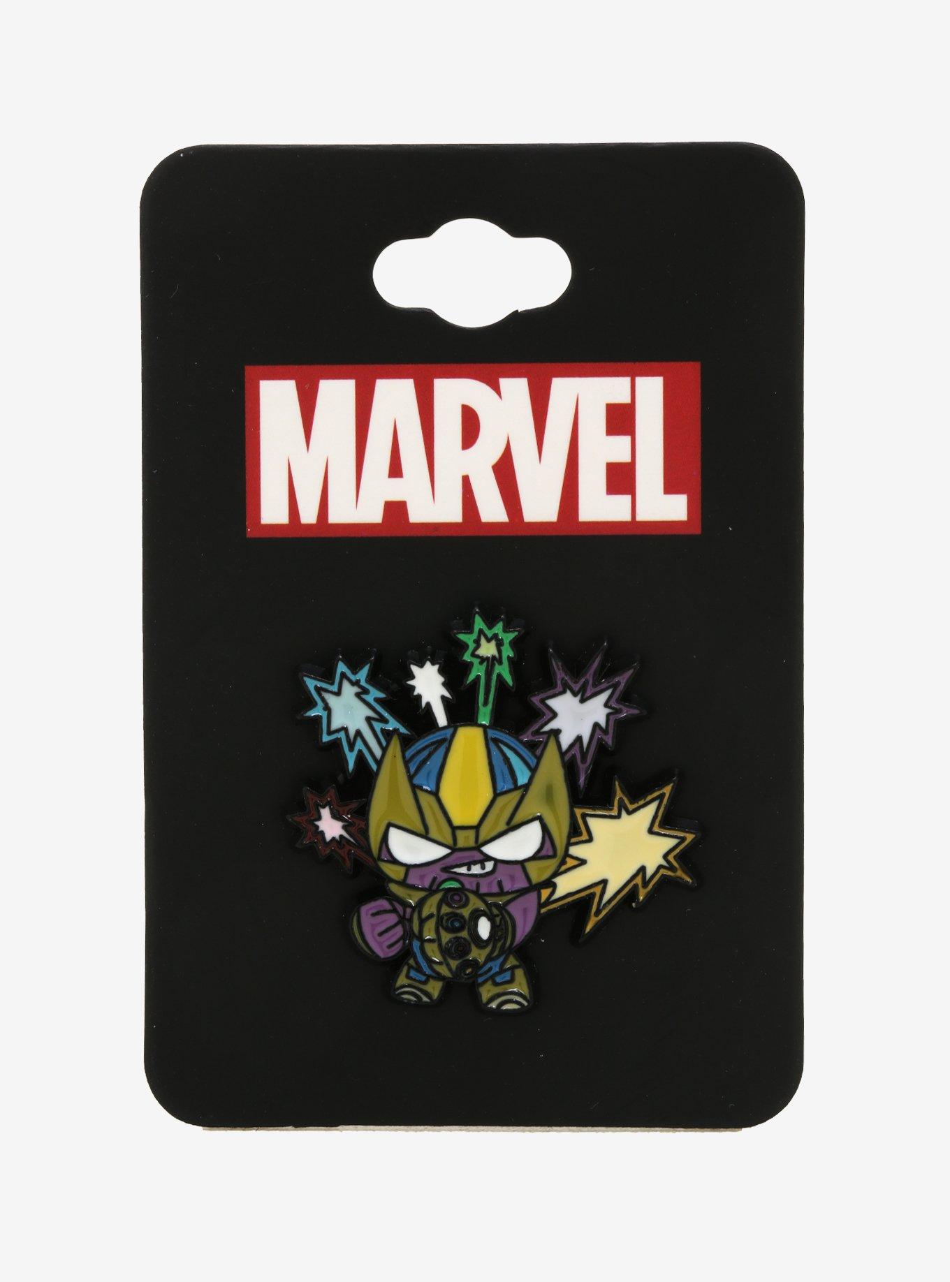 Marvel Avengers: Infinity War Thanos Chibi Enamel Pin - BoxLunch Exclusive, , alternate