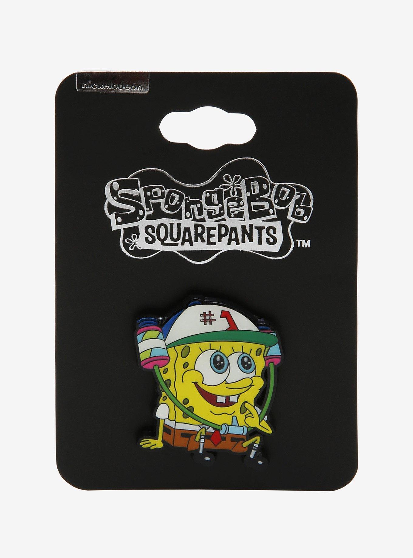 SpongeBob SquarePants Number One Fan Enamel Pin - BoxLunch Exclusive, , alternate