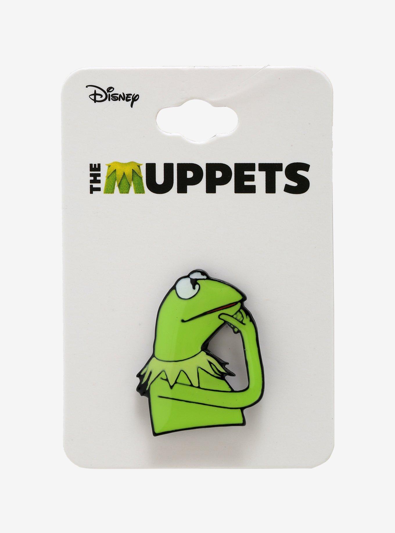 The Muppet Kermit The Frog Think Enamel Pin, , alternate