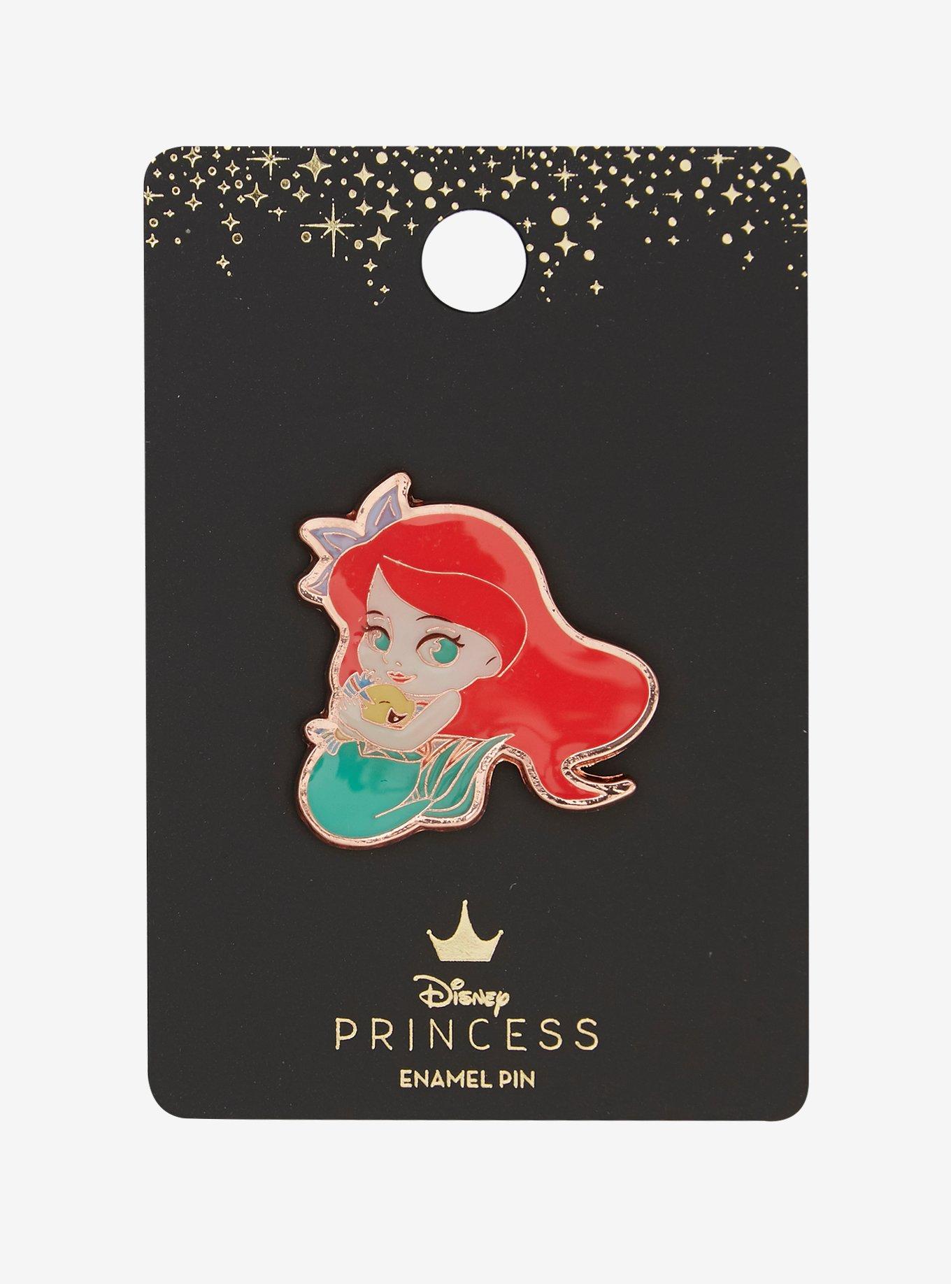 Disney Princess Ariel Chibi Enamel Pin, , alternate