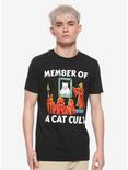 Member Of A Cat Cult T-Shirt By Boss Dog Hot Topic Exclusive, BLACK, alternate