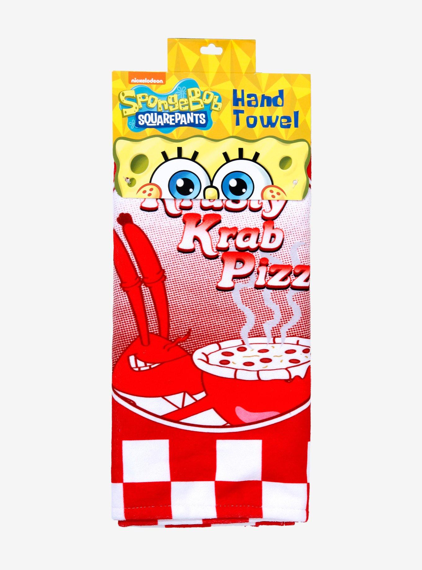 SpongeBob SquarePants Krusty Krab Pizza Kitchen Towel - BoxLunch Exclusive, , alternate