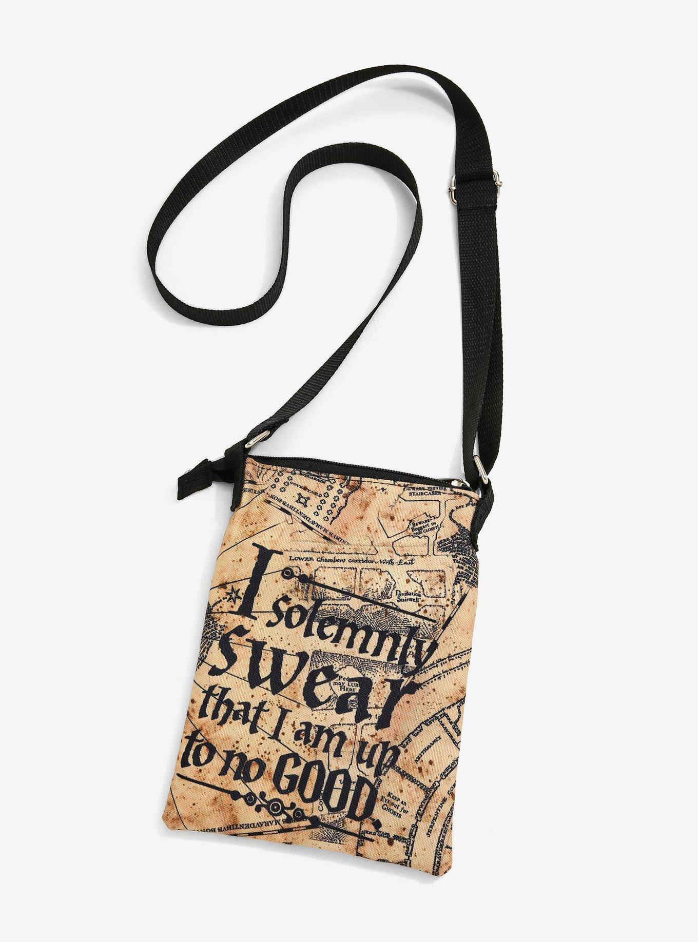 Harry Potter Marauder's Map Passport Crossbody Bag, , alternate