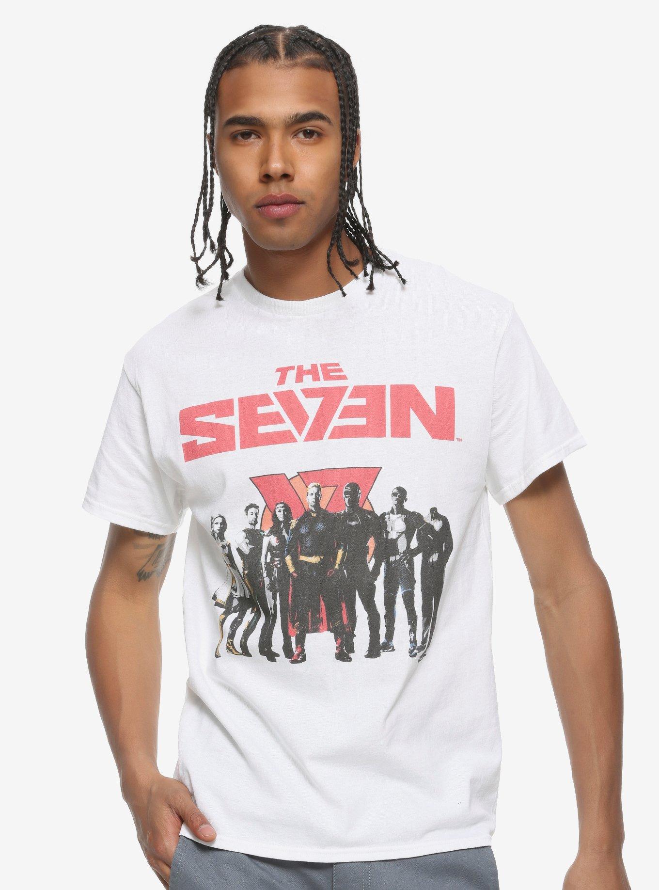 The Boys The Seven Group T-Shirt, WHITE, alternate