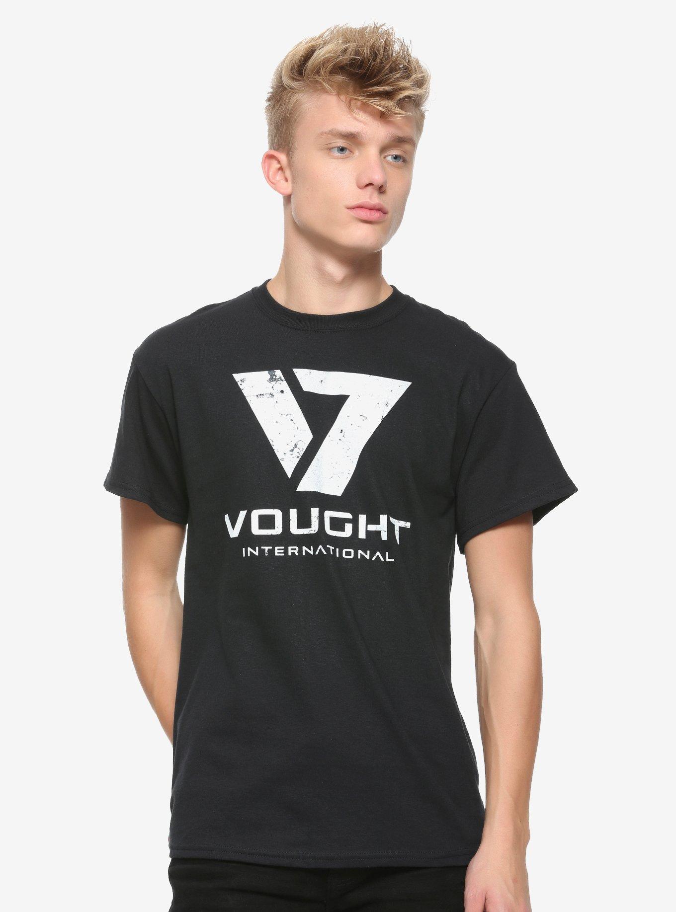 The Boys Vought International Logo T-Shirt, BLACK, alternate