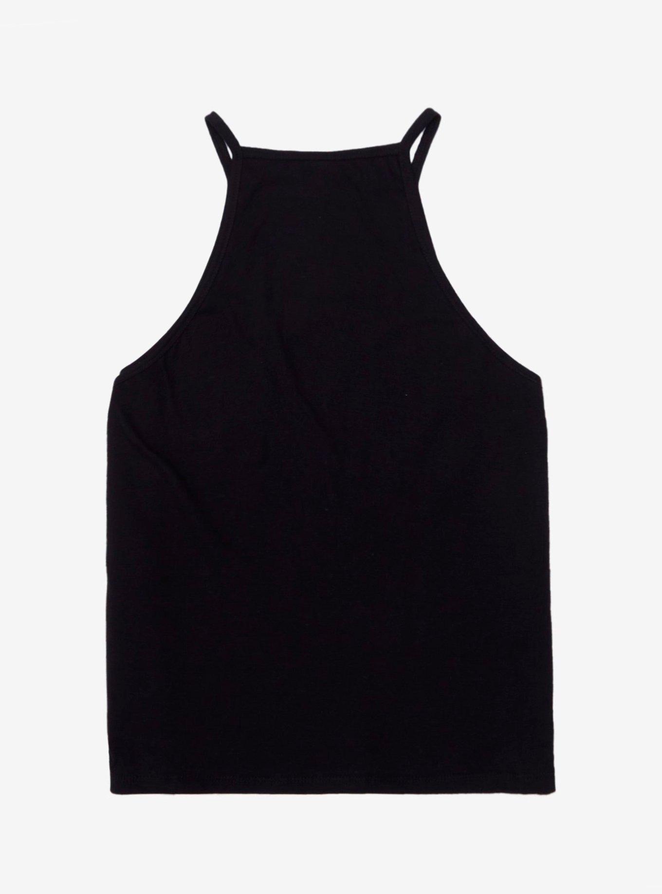 Harry Potter Deathly Hallows Mesh Cutout Strappy Tank Top, MULTI, alternate