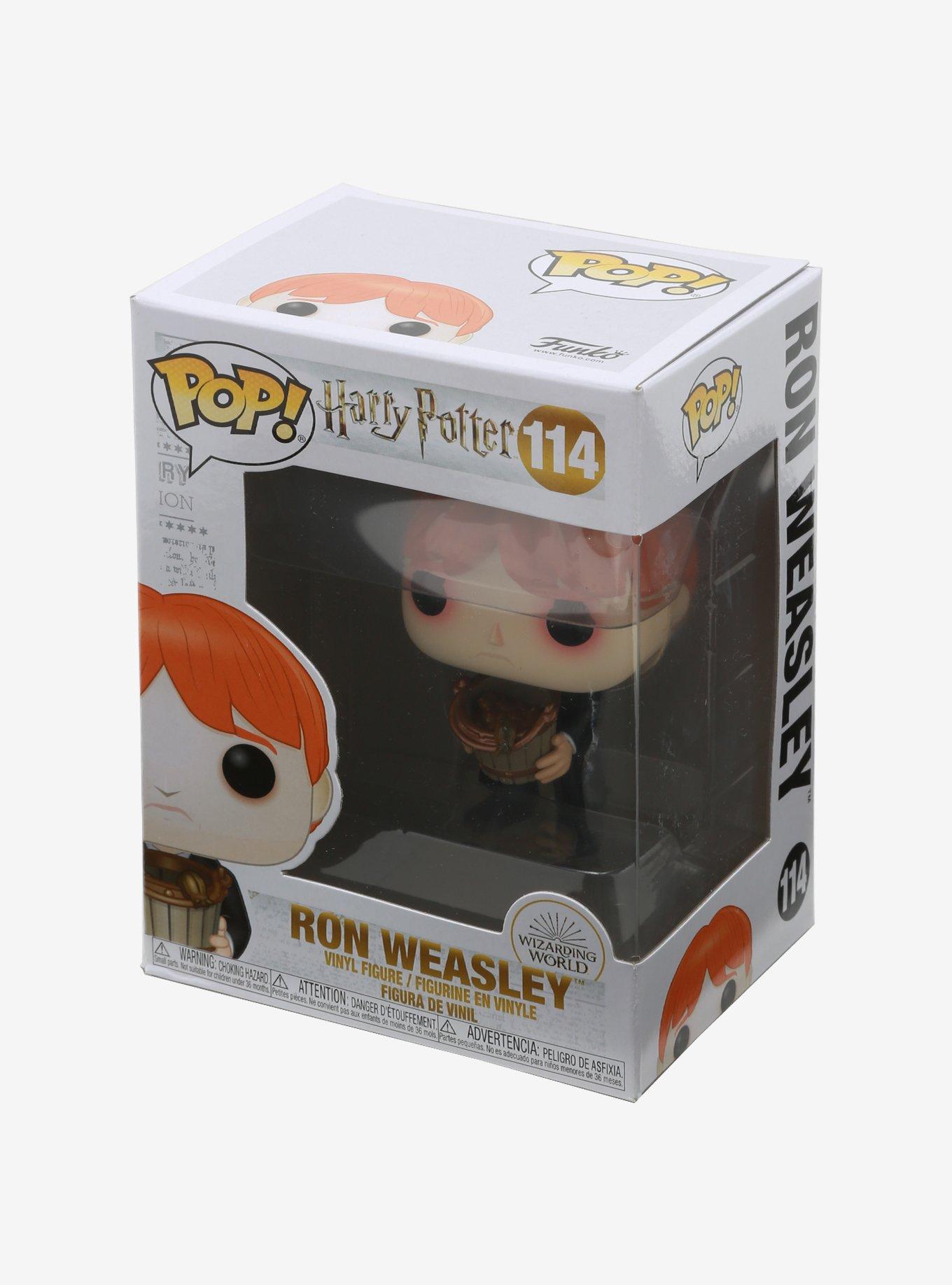 Funko Harry Potter Pop! Ron Weasley (With Bucket) Vinyl Figure, , alternate