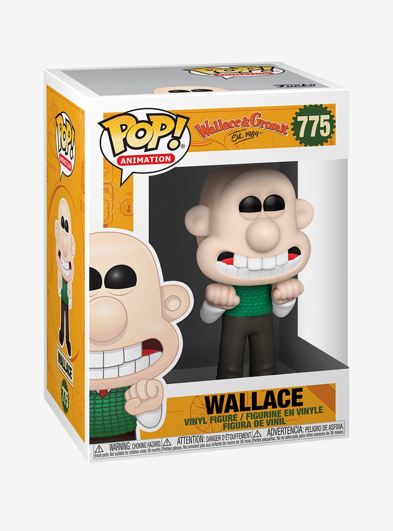 Funko Wallace & Gromit Pop! Animation Wallace Vinyl Figure, , alternate