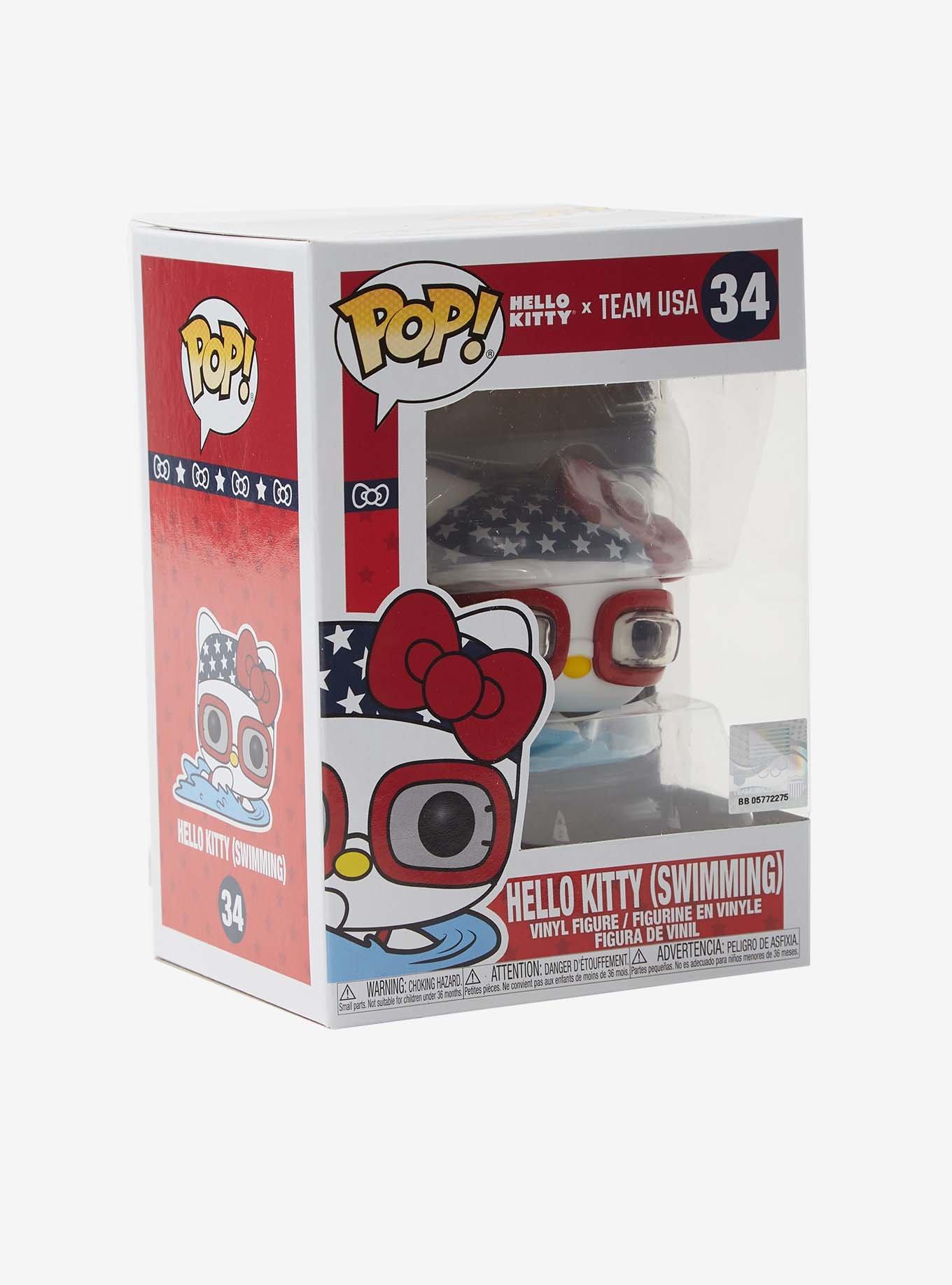 Funko Hello Kitty X Team USA Pop! Hello Kitty (Swimming) Vinyl Figure, , alternate