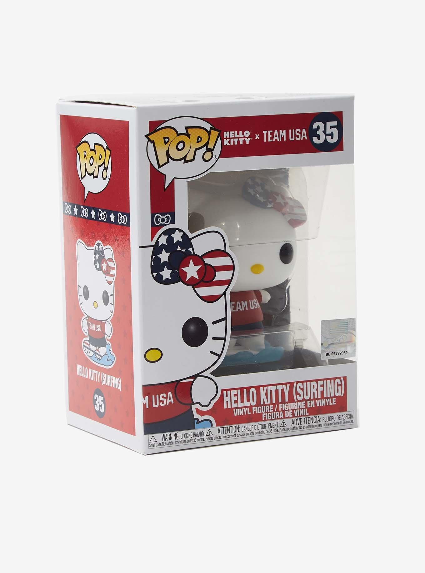 Funko Hello Kitty X Team USA Pop! Hello Kitty (Surfing) Vinyl Figure, , alternate