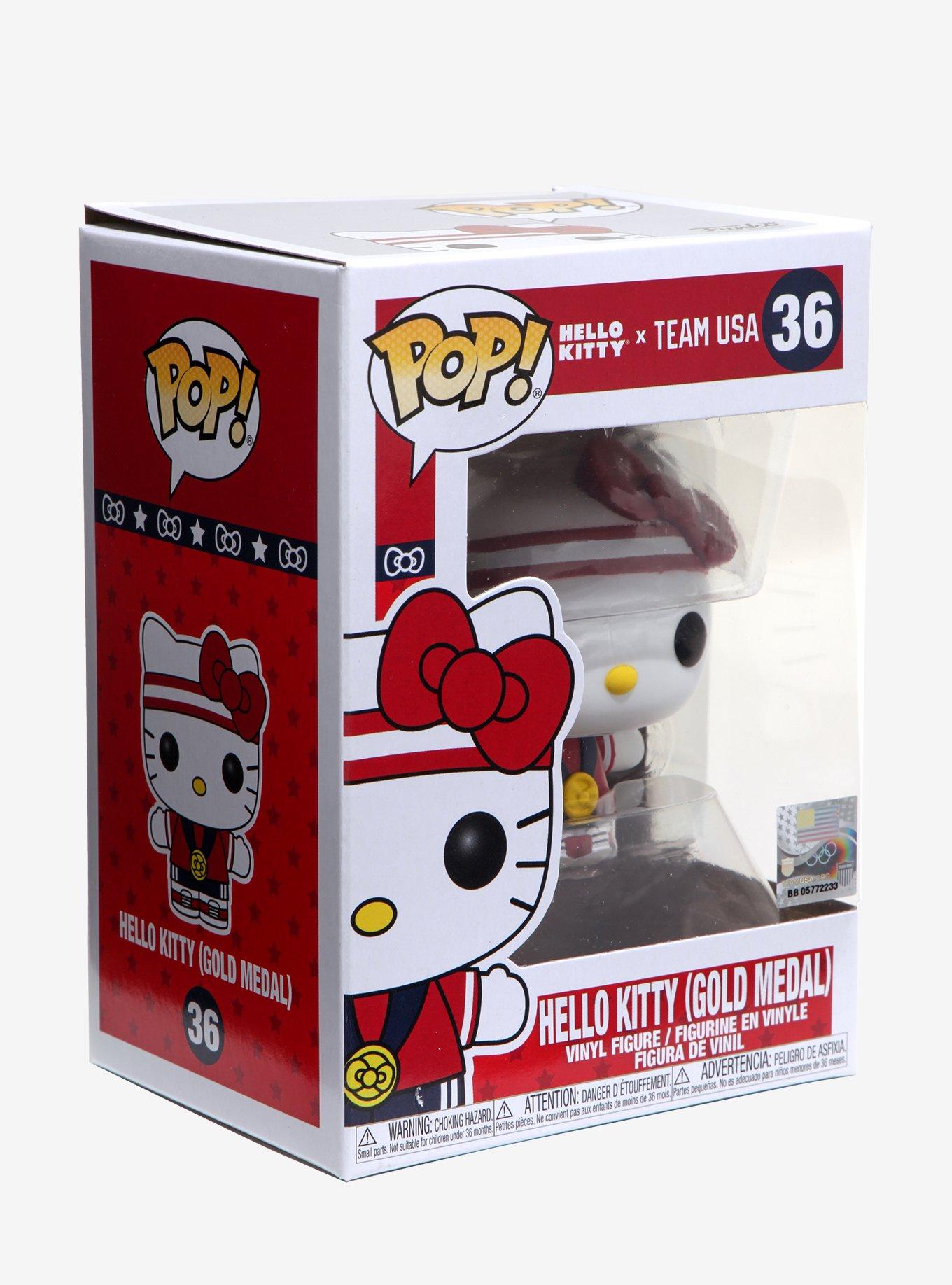 Funko Hello Kitty X Team USA Pop! Hello Kitty (Gold Medal) Vinyl Figure, , alternate