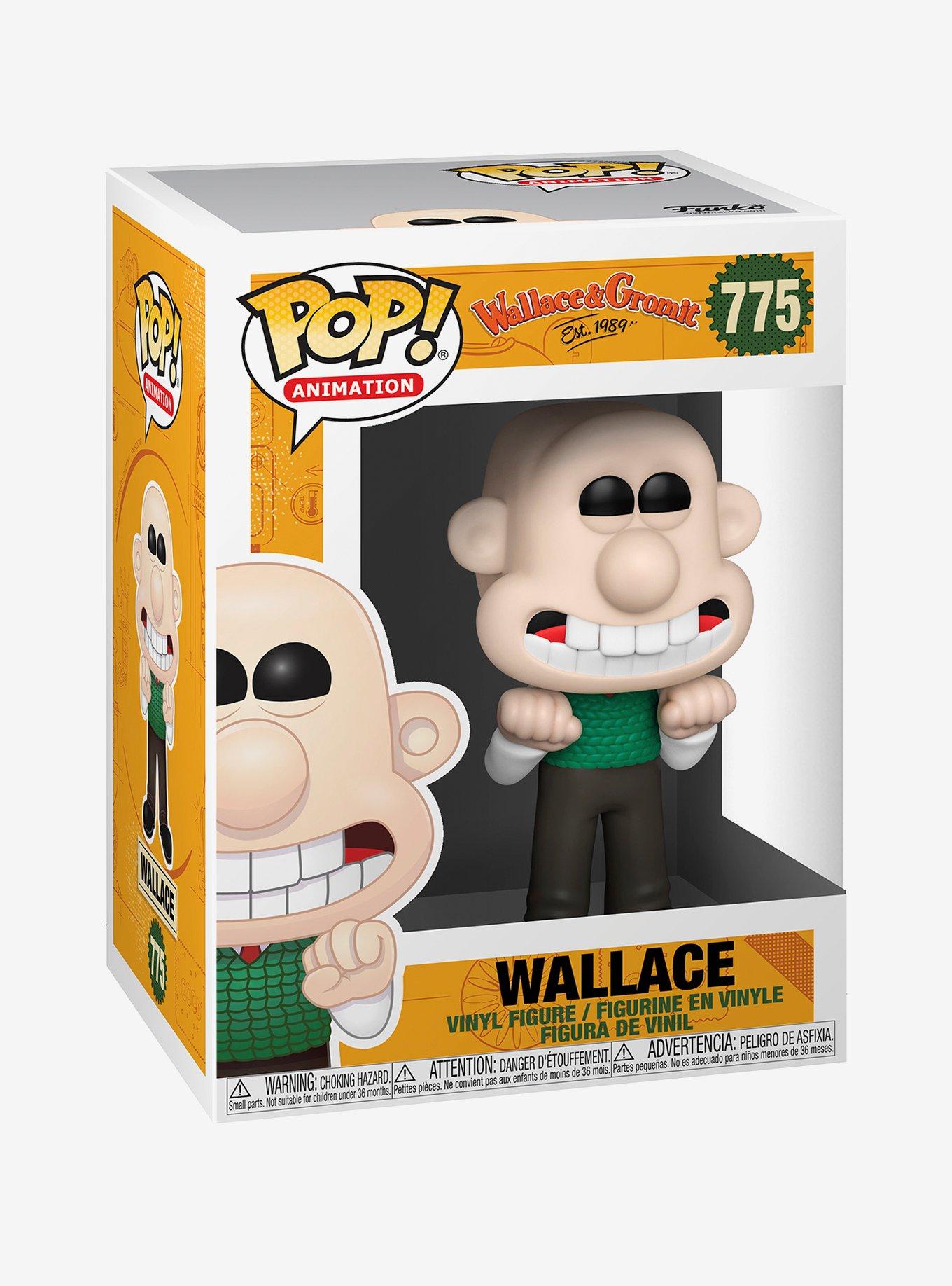 Funko Pop! Animation Wallace & Gromit Wallace Vinyl Figure, , alternate