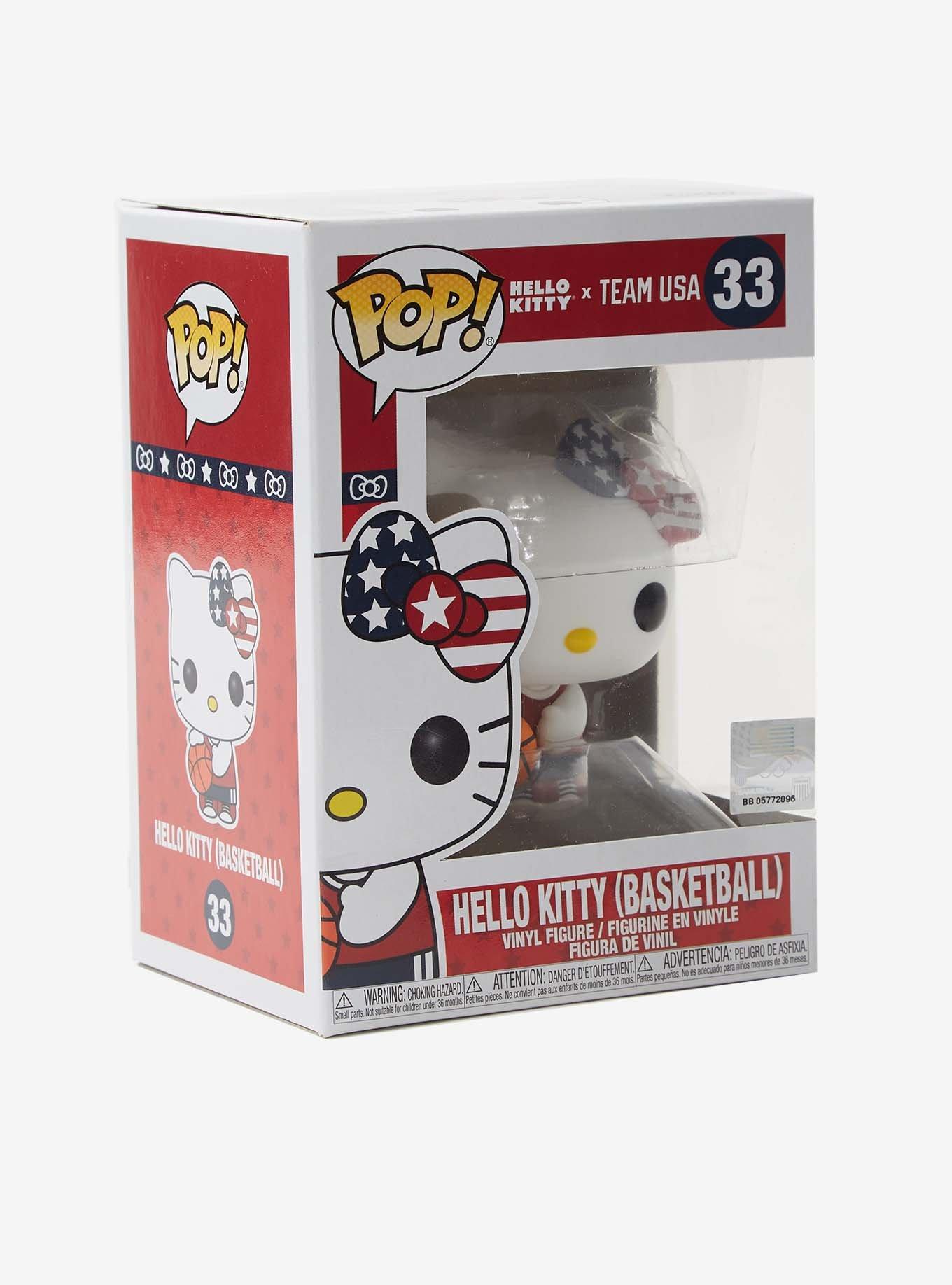 Funko Pop! Hello Kitty x Team USA Hello Kitty (Basketball) Vinyl Figure, , alternate