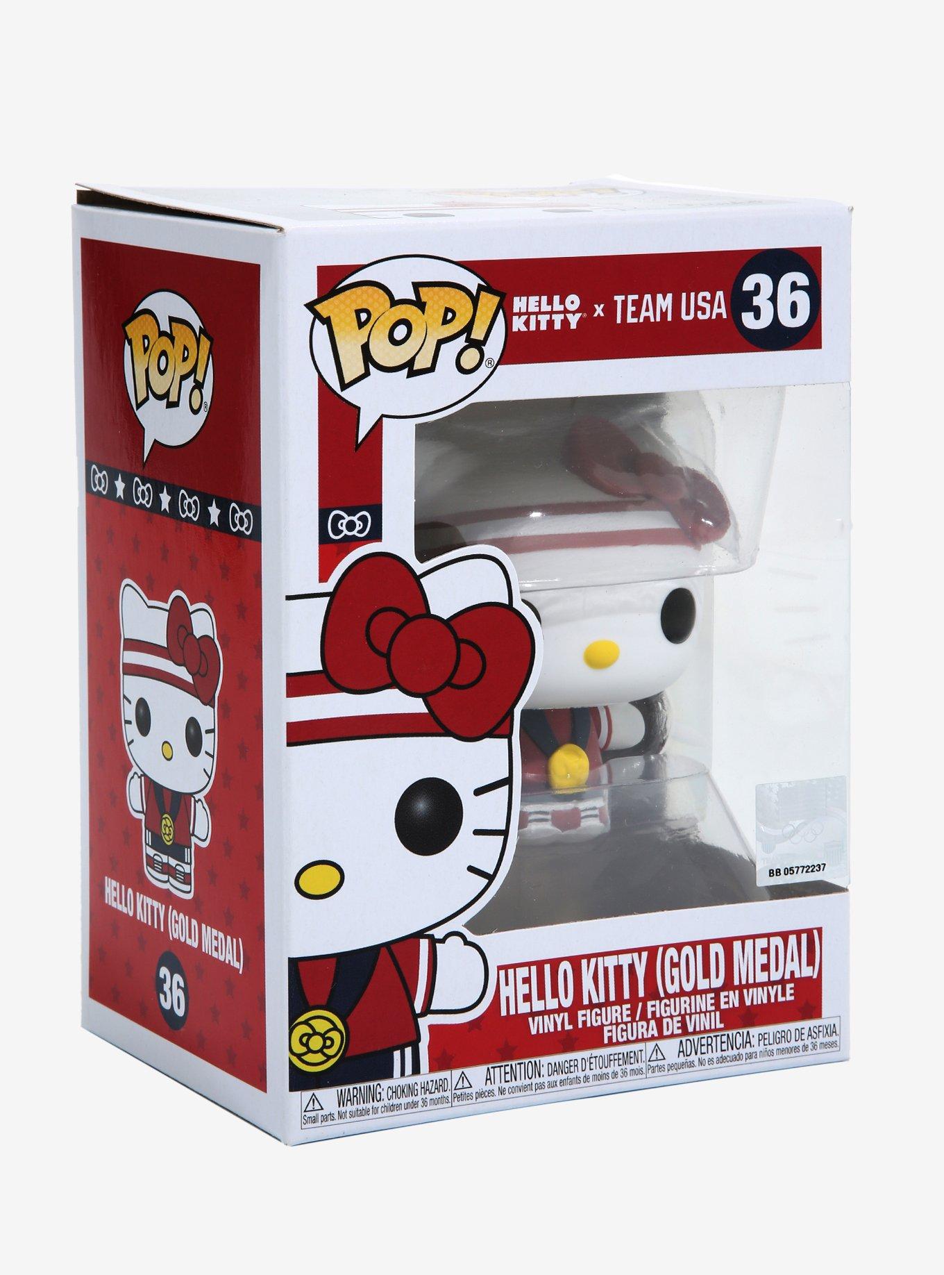 Funko Pop! Hello Kitty x Team USA Hello Kitty (Gold Medal) Vinyl Figure, , alternate