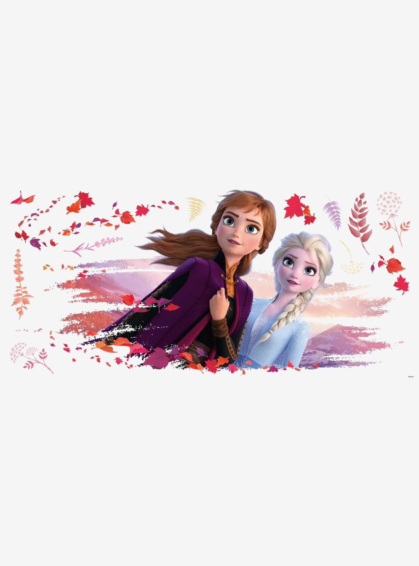 Disney Frozen 2 Elsa And Anna Peel And Stick Giant Wall Decals, , alternate