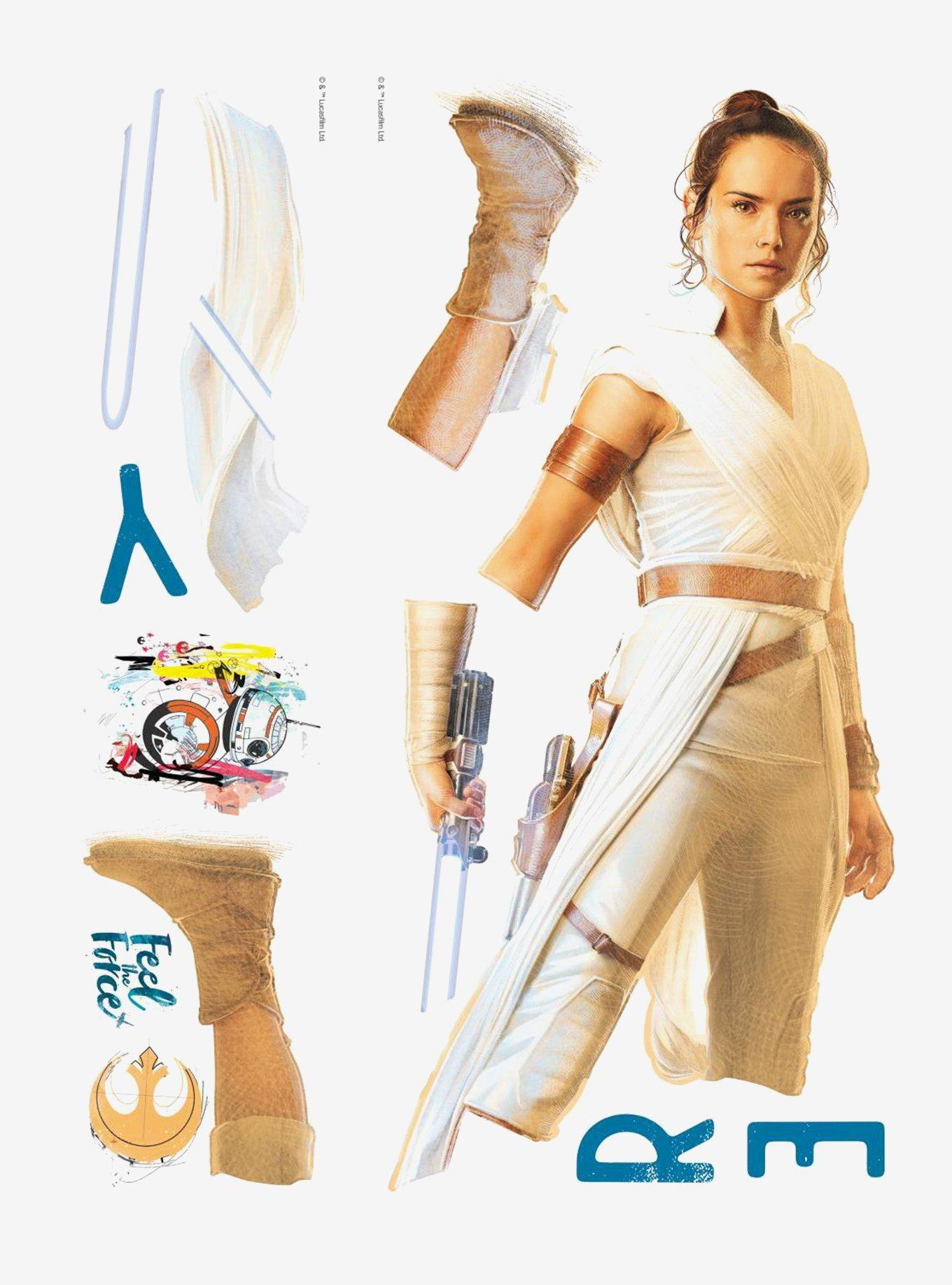 Star Wars Episode IX Rey Peel And Stick Giant Wall Decals, , alternate