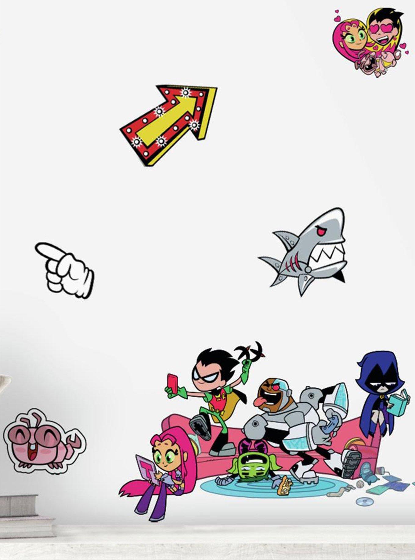 DC Comics Teen Titans Go! Peel And Stick Wall Decals, , hi-res