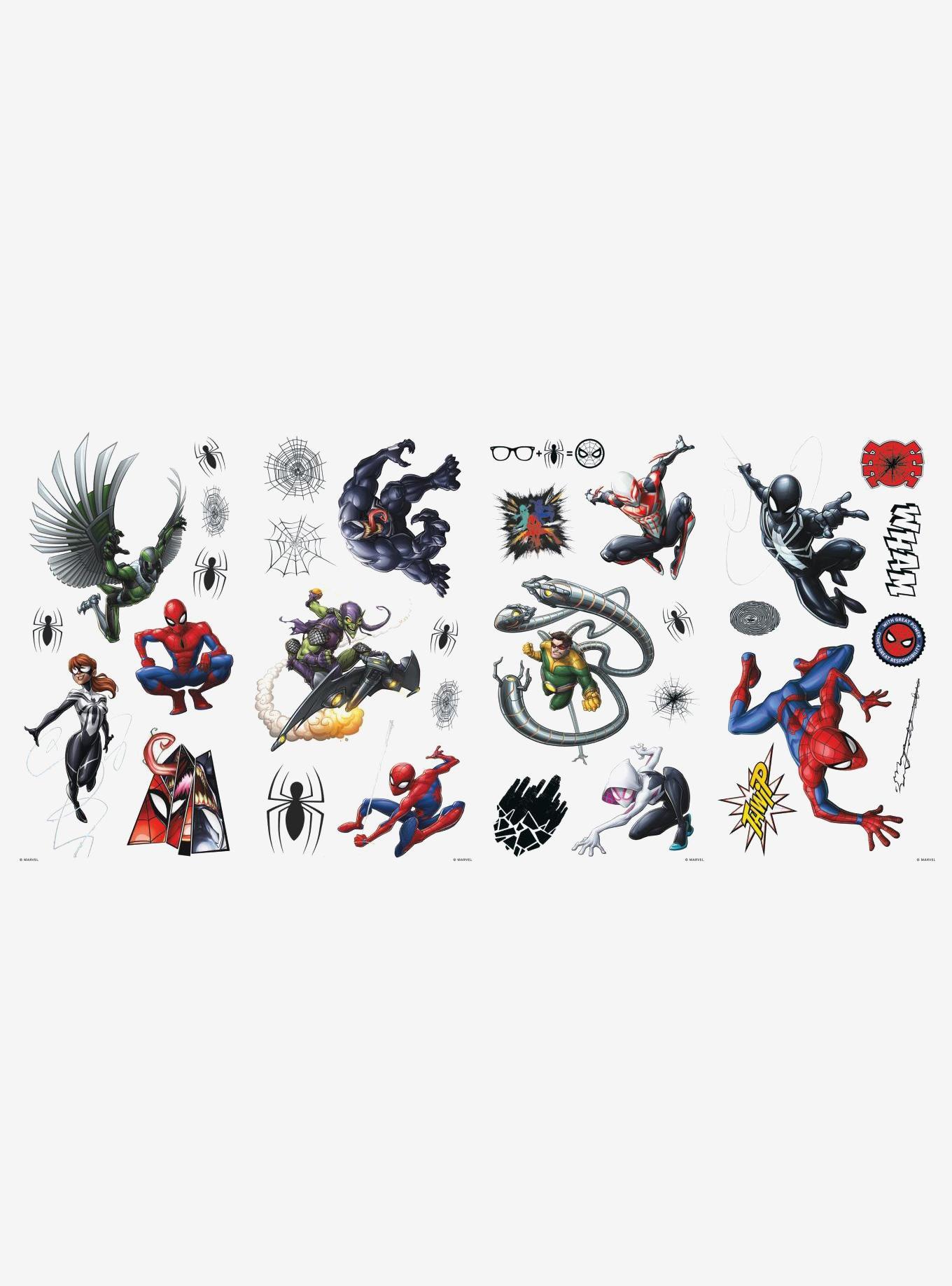 Marvel Spider-Man Favorite Characters Peel And Stick Wall Decals, , alternate