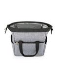 On The Go Heathered Gray Lunch Cooler, , alternate