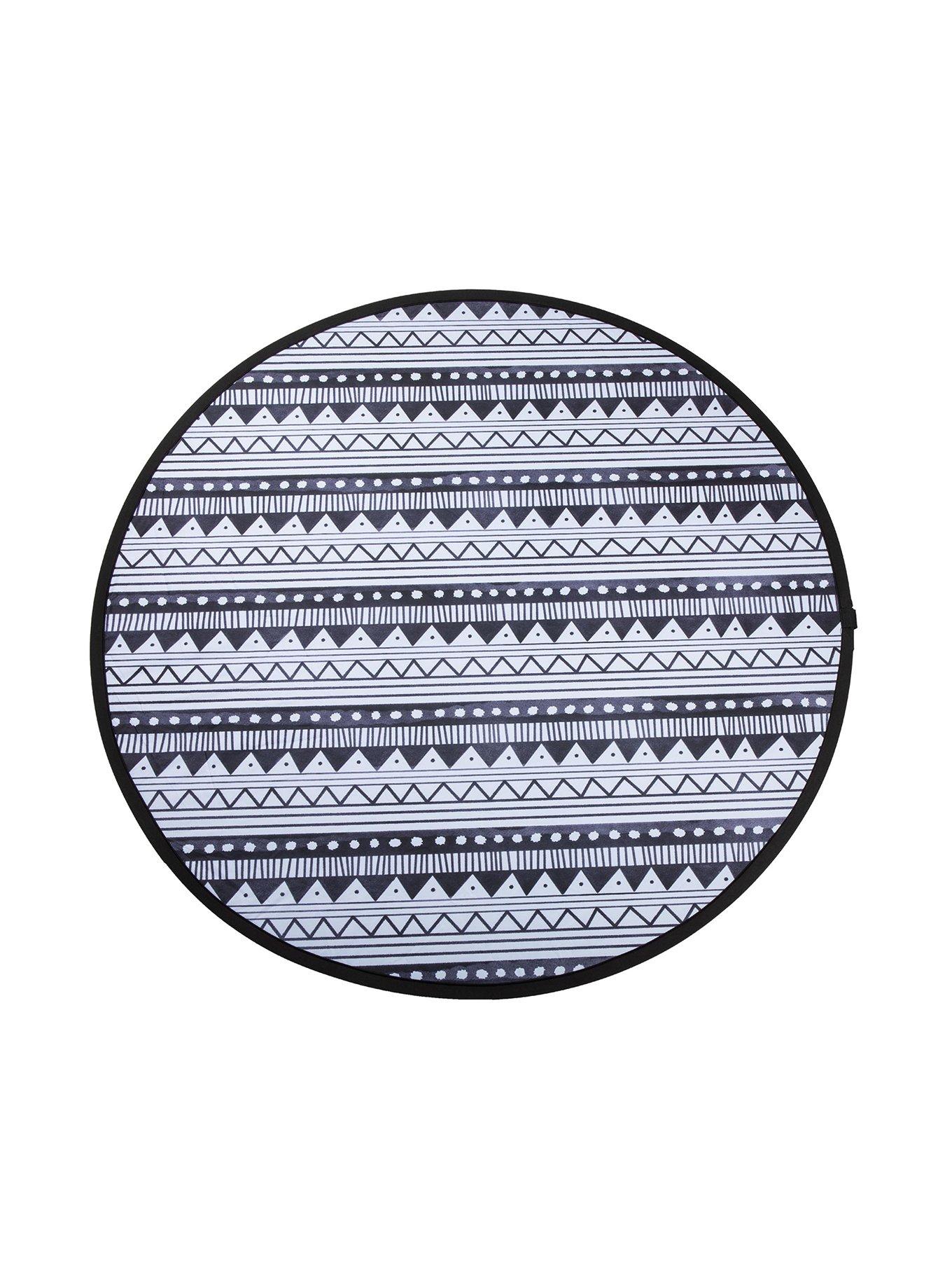 Watercolor Boho Pop-Up Picnic Blanket, , hi-res