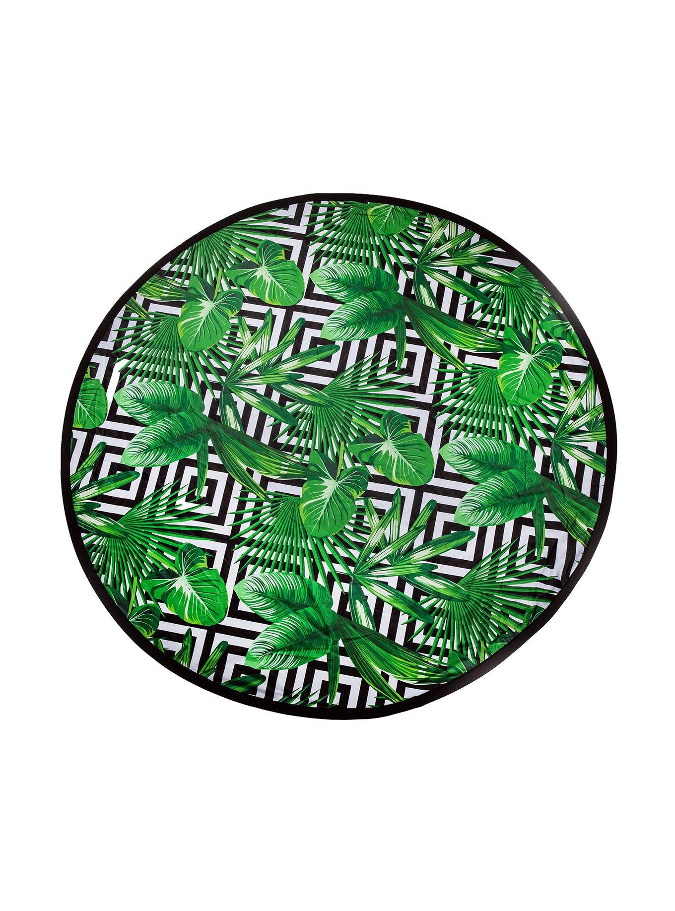 Watercolor Tropical Pop-Up Picnic Blanket, , hi-res